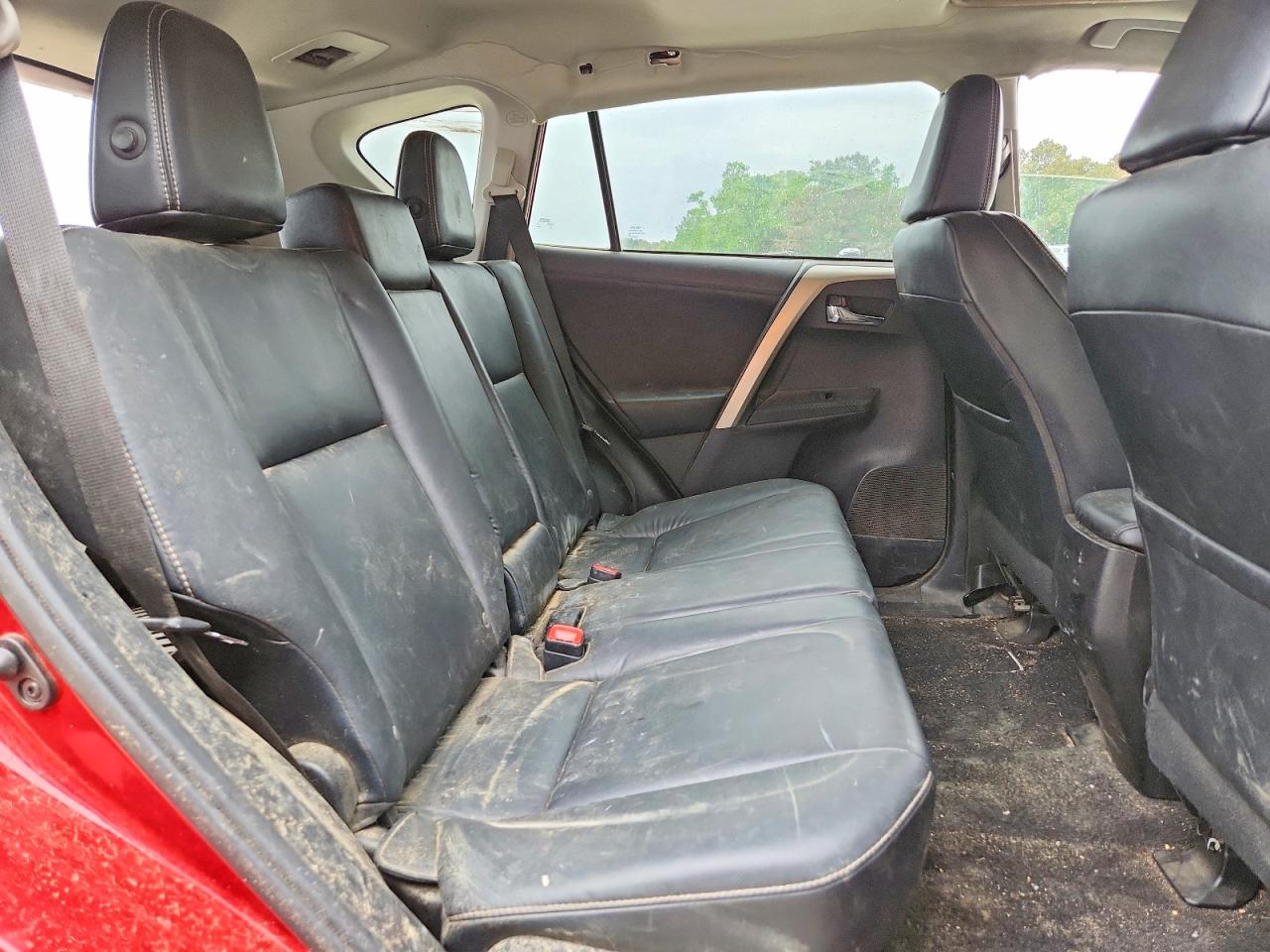 2015 Toyota Rav4 Limited Красный vin: 2T3DFREV0FW231655