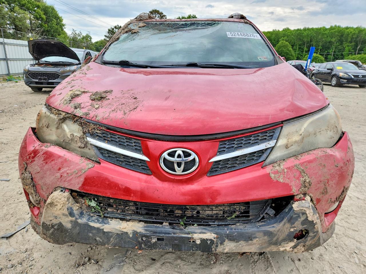 2015 Toyota Rav4 Limited Красный vin: 2T3DFREV0FW231655
