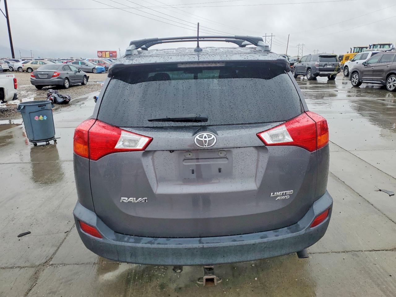 2015 Toyota Rav4 Limited Серый vin: 2T3DFREV0FW247998
