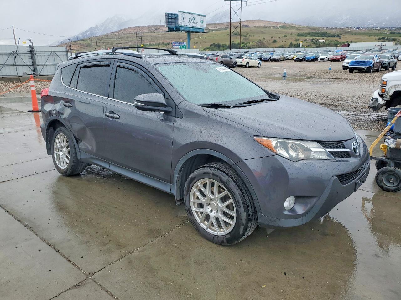 2015 Toyota Rav4 Limited Серый vin: 2T3DFREV0FW247998