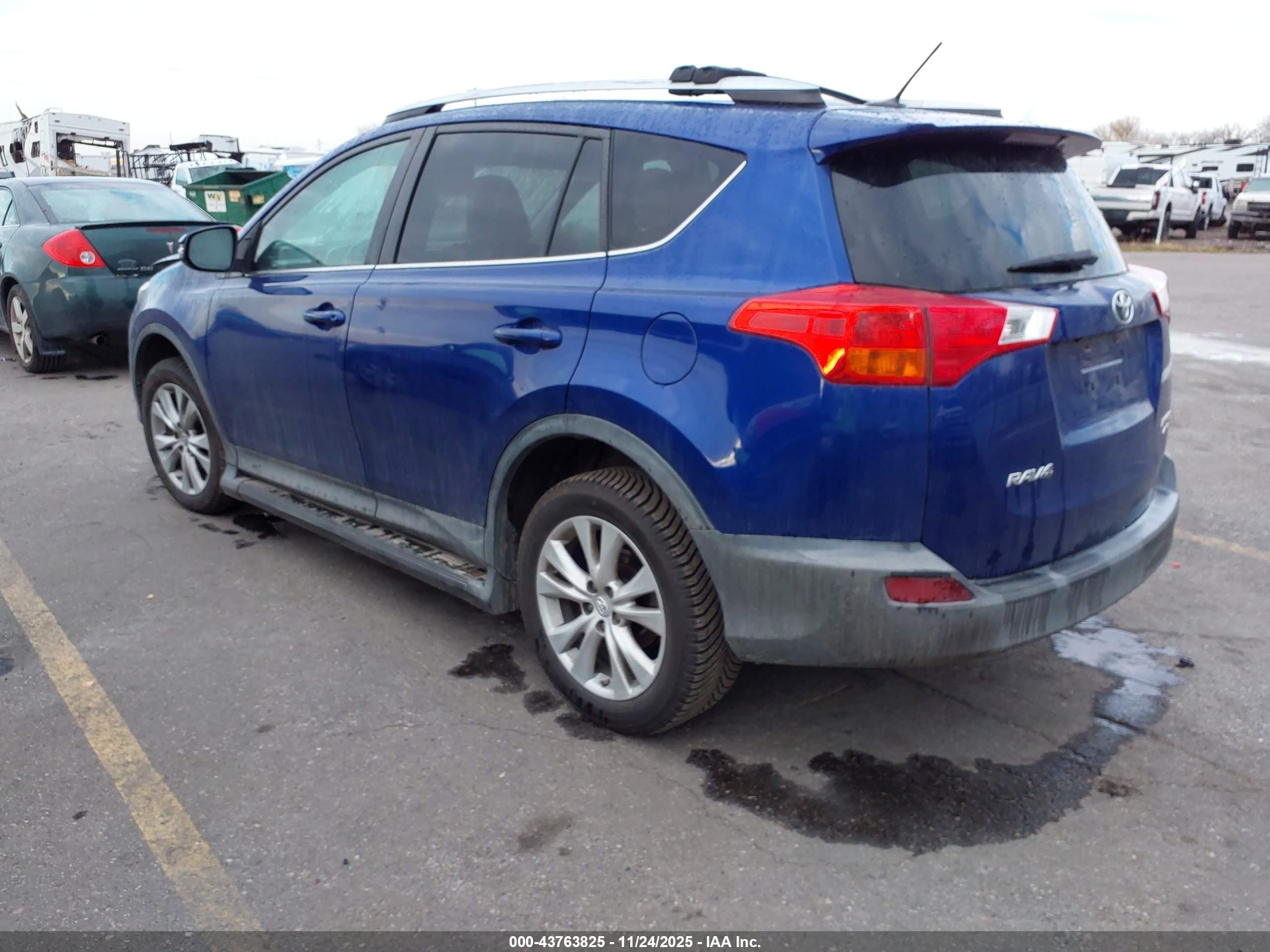 2015 Toyota Rav4 Limited Blue vin: 2T3DFREV0FW248021