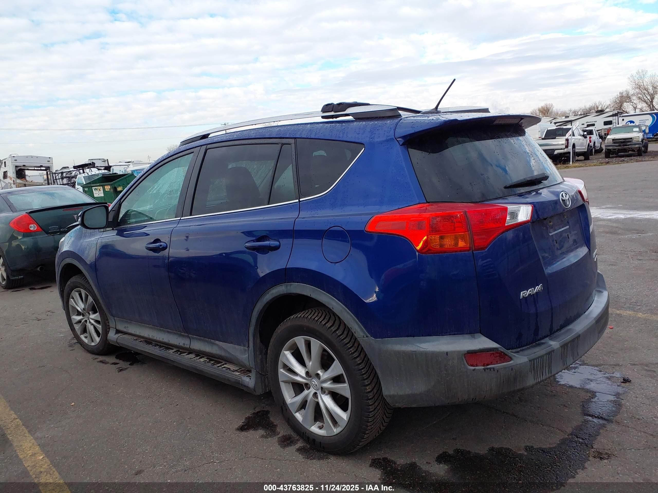 2015 Toyota Rav4 Limited Blue vin: 2T3DFREV0FW248021
