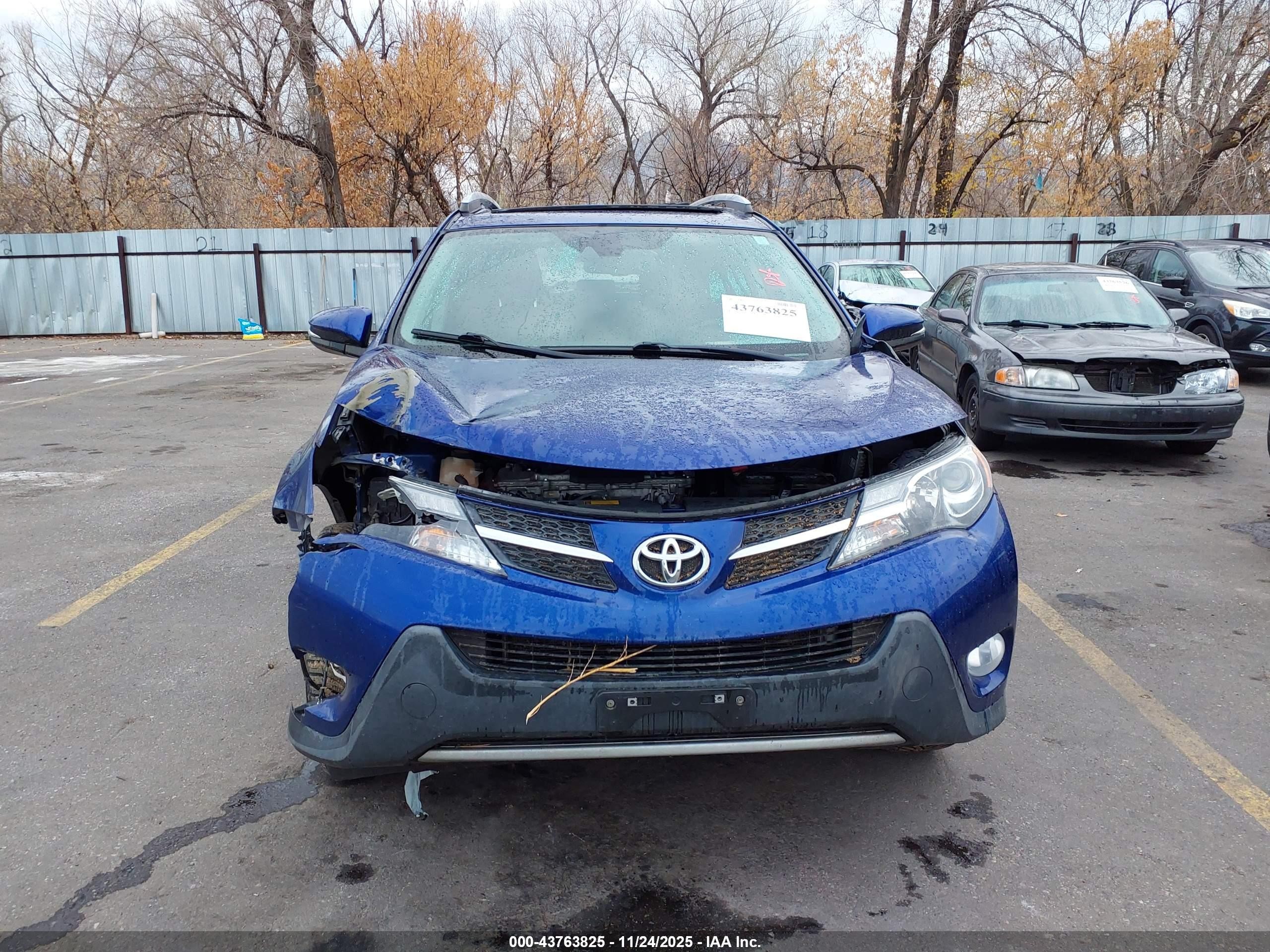 2015 Toyota Rav4 Limited Blue vin: 2T3DFREV0FW248021