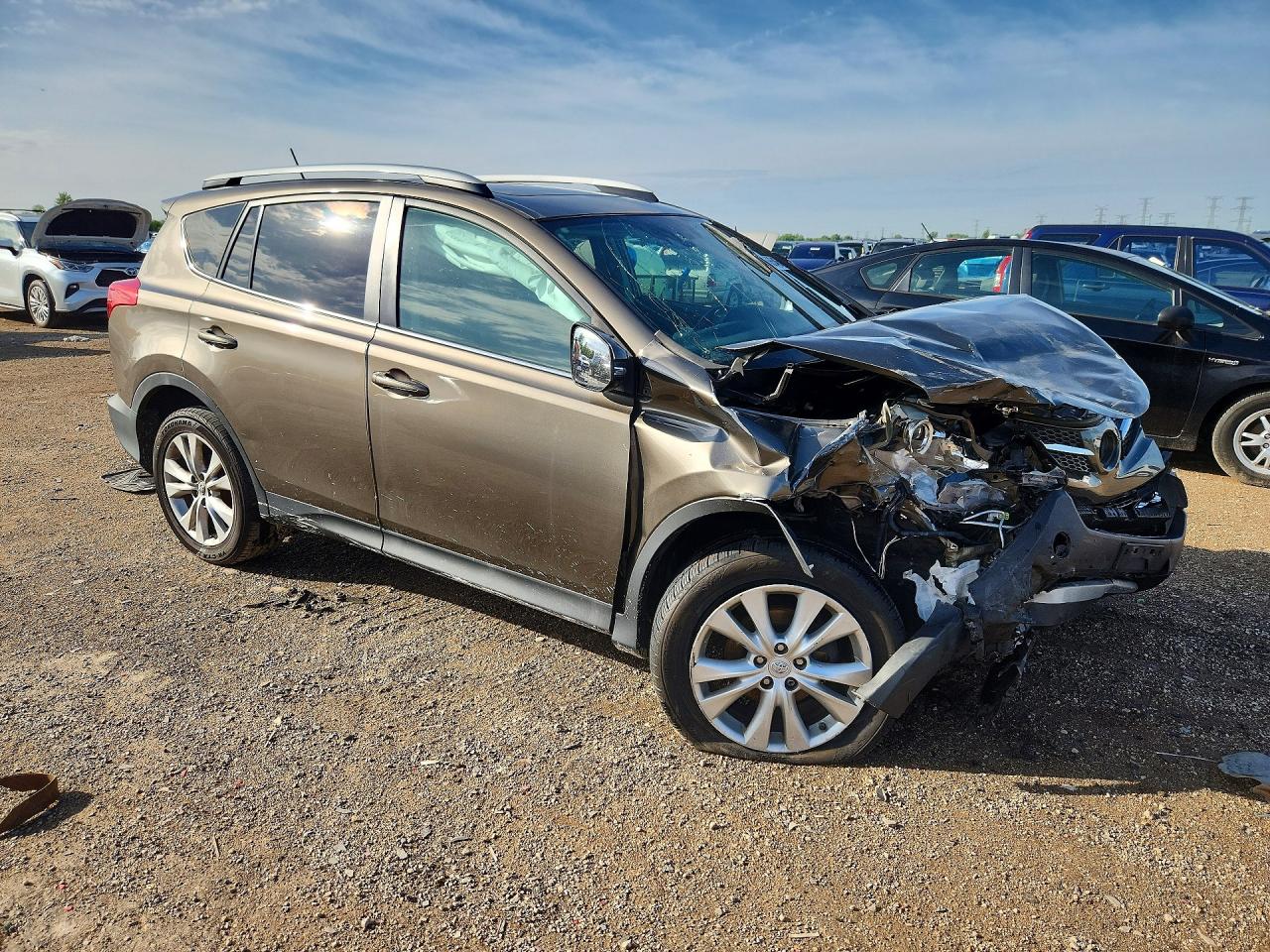 2015 Toyota Rav4 Limited Brown vin: 2T3DFREV0FW277731