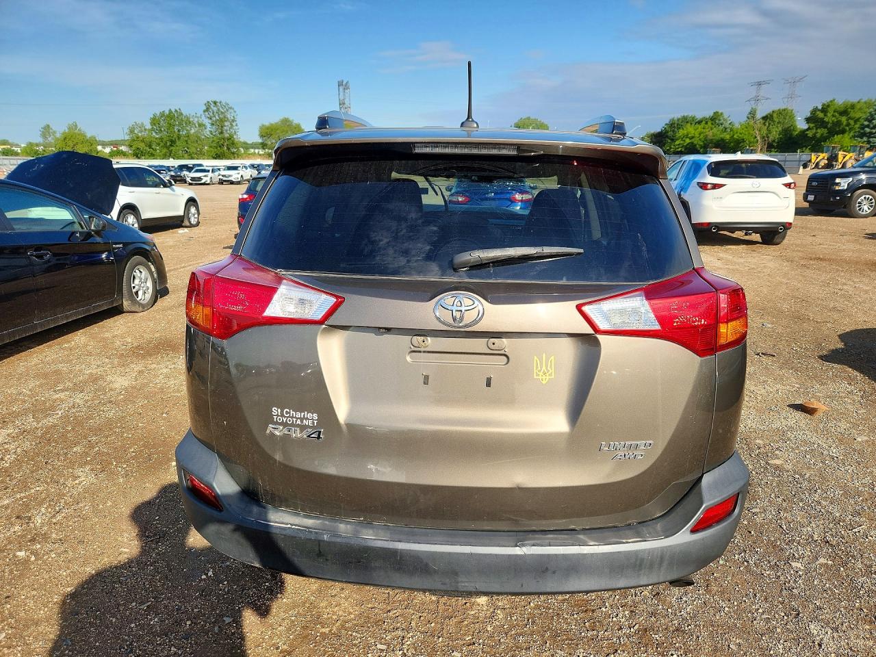 2015 Toyota Rav4 Limited Brown vin: 2T3DFREV0FW277731