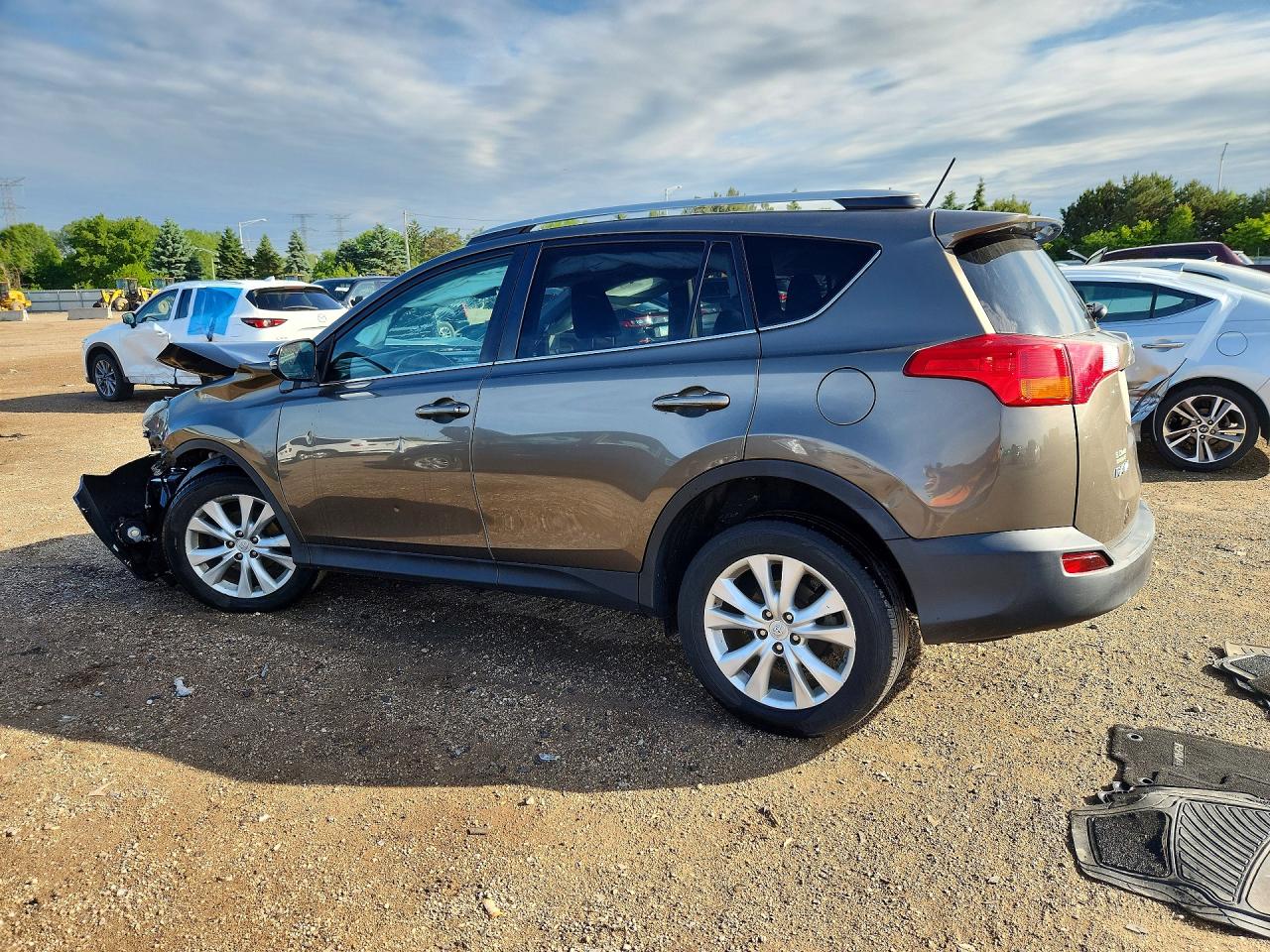 2015 Toyota Rav4 Limited Brown vin: 2T3DFREV0FW277731