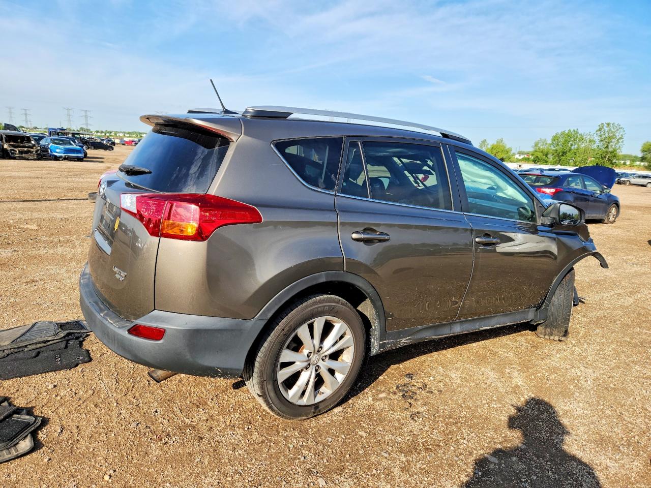 2015 Toyota Rav4 Limited Brown vin: 2T3DFREV0FW277731