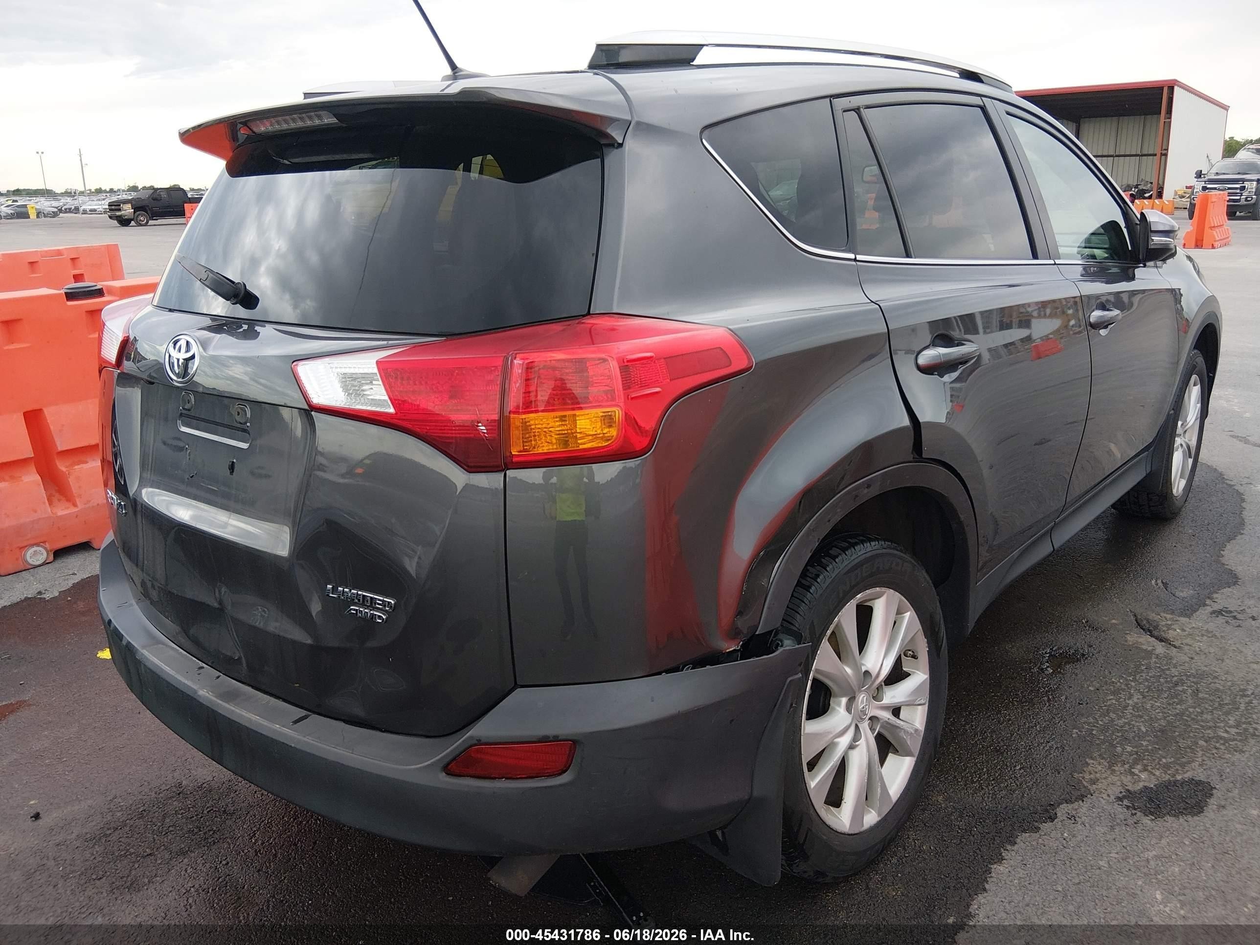 2015 Toyota Rav4 Limited Gray vin: 2T3DFREV0FW285165