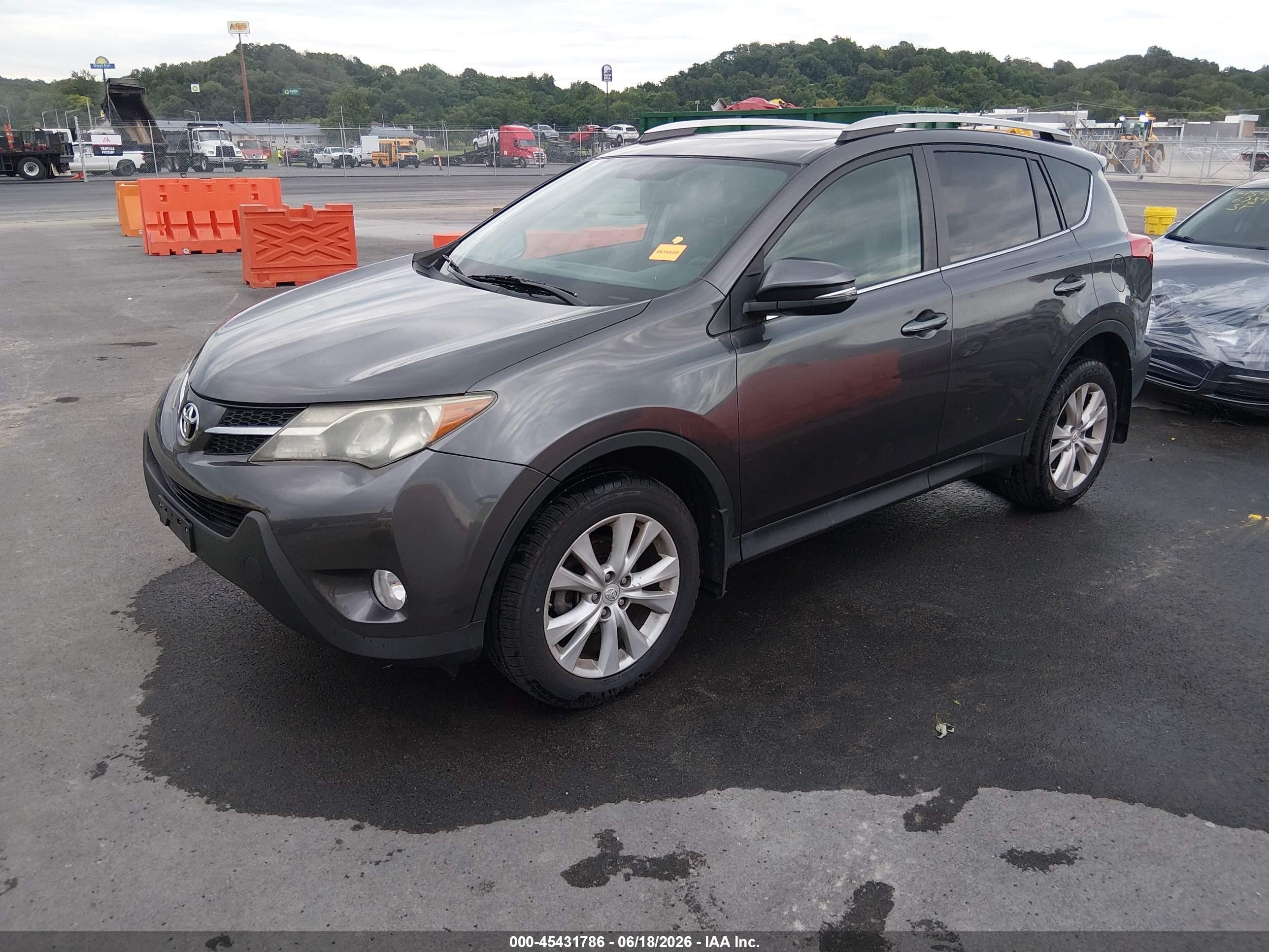 2015 Toyota Rav4 Limited Gray vin: 2T3DFREV0FW285165