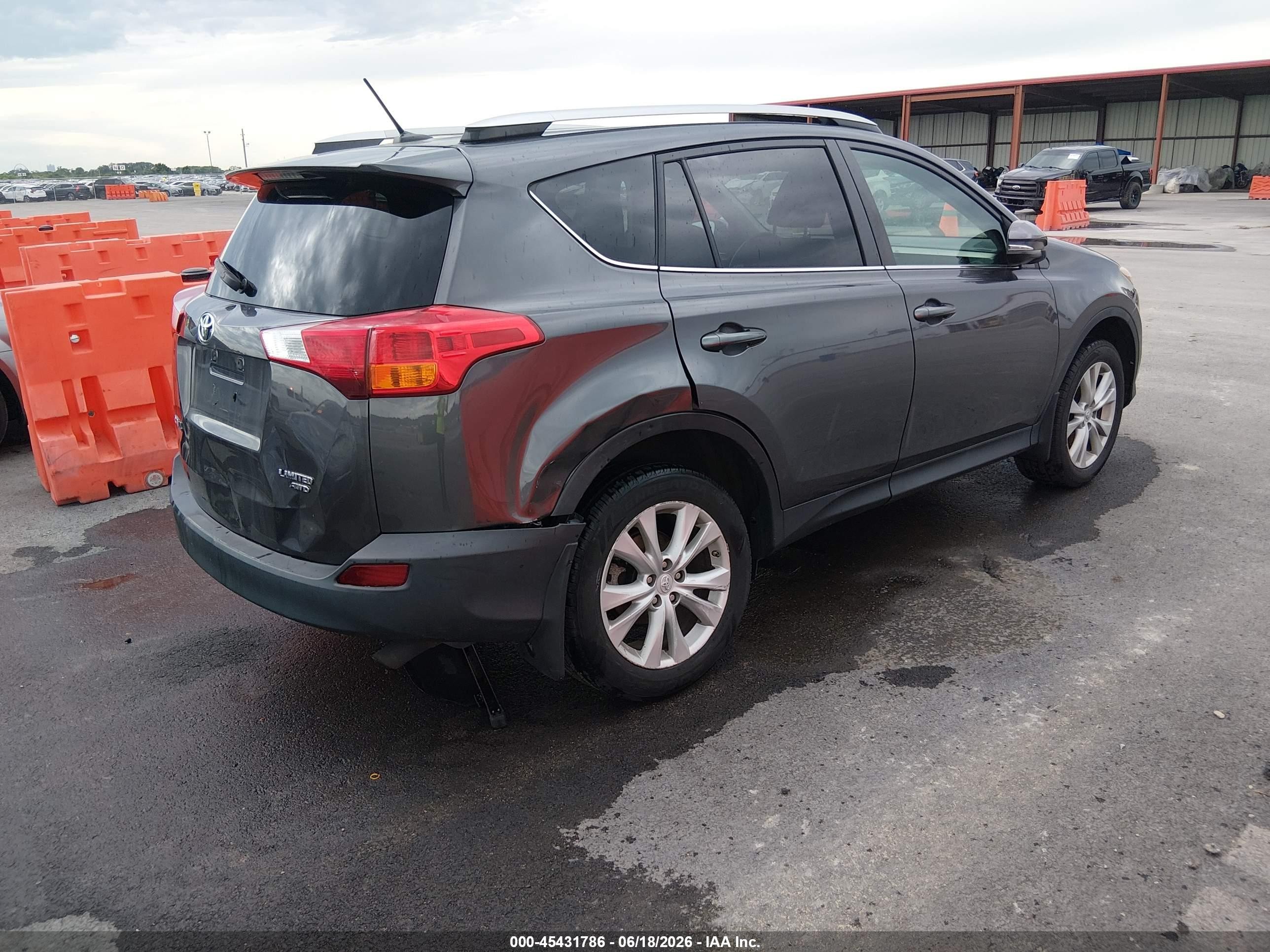 2015 Toyota Rav4 Limited Gray vin: 2T3DFREV0FW285165