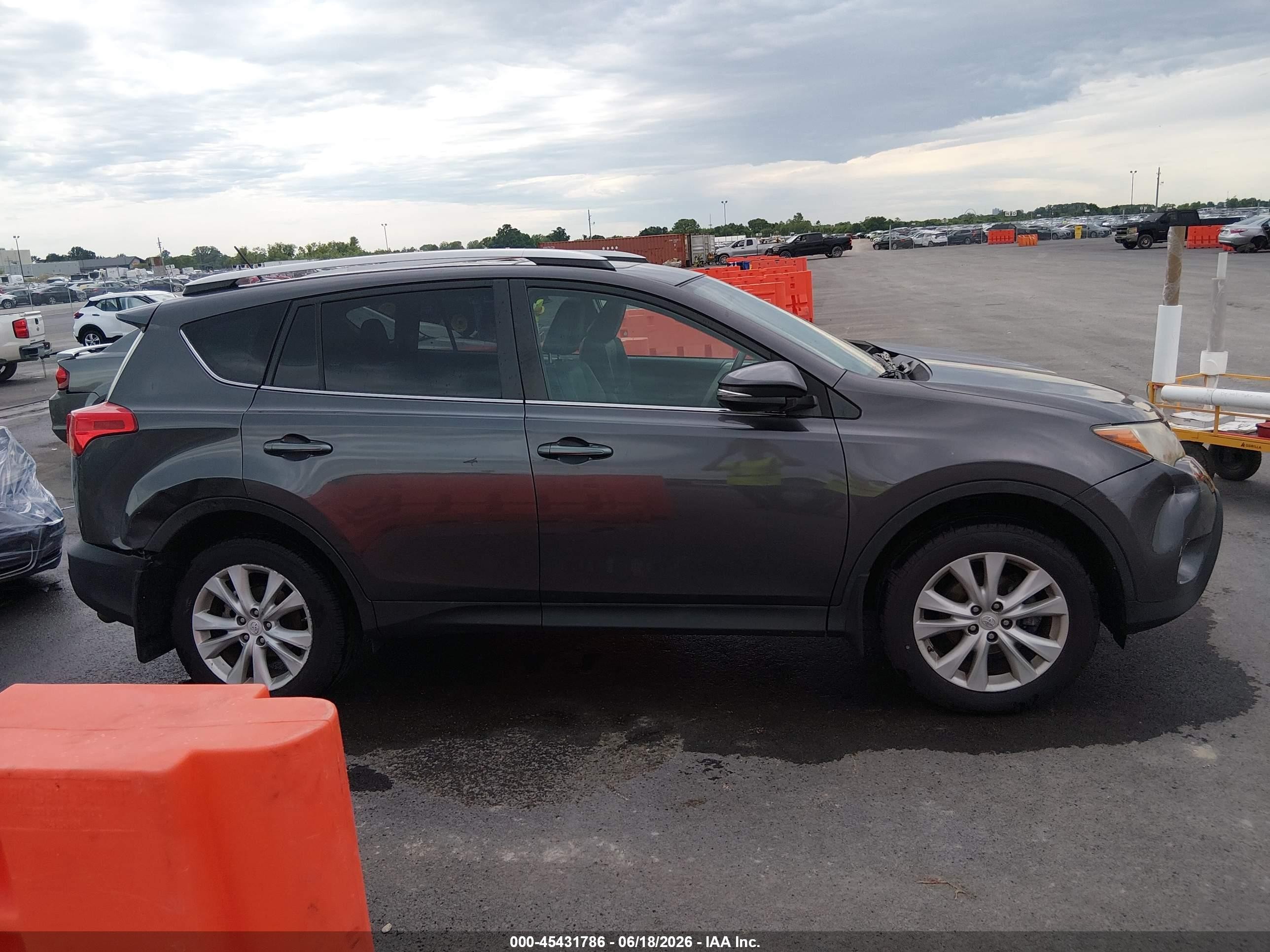 2015 Toyota Rav4 Limited Gray vin: 2T3DFREV0FW285165