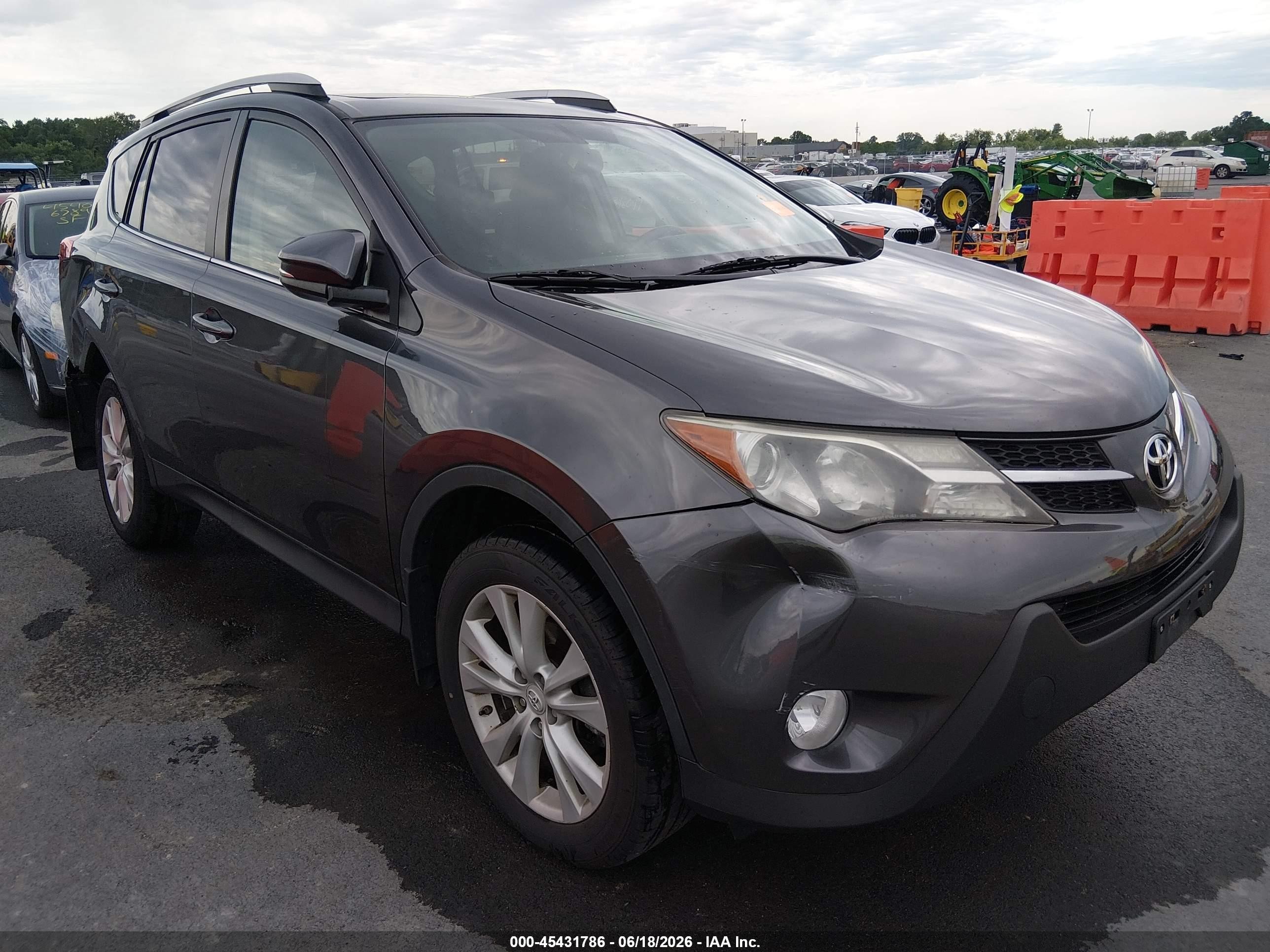 2015 Toyota Rav4 Limited Gray vin: 2T3DFREV0FW285165