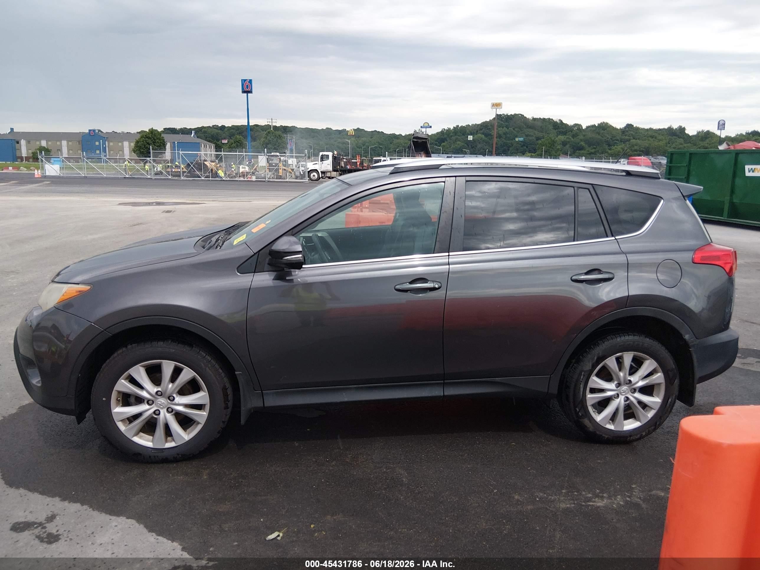 2015 Toyota Rav4 Limited Gray vin: 2T3DFREV0FW285165