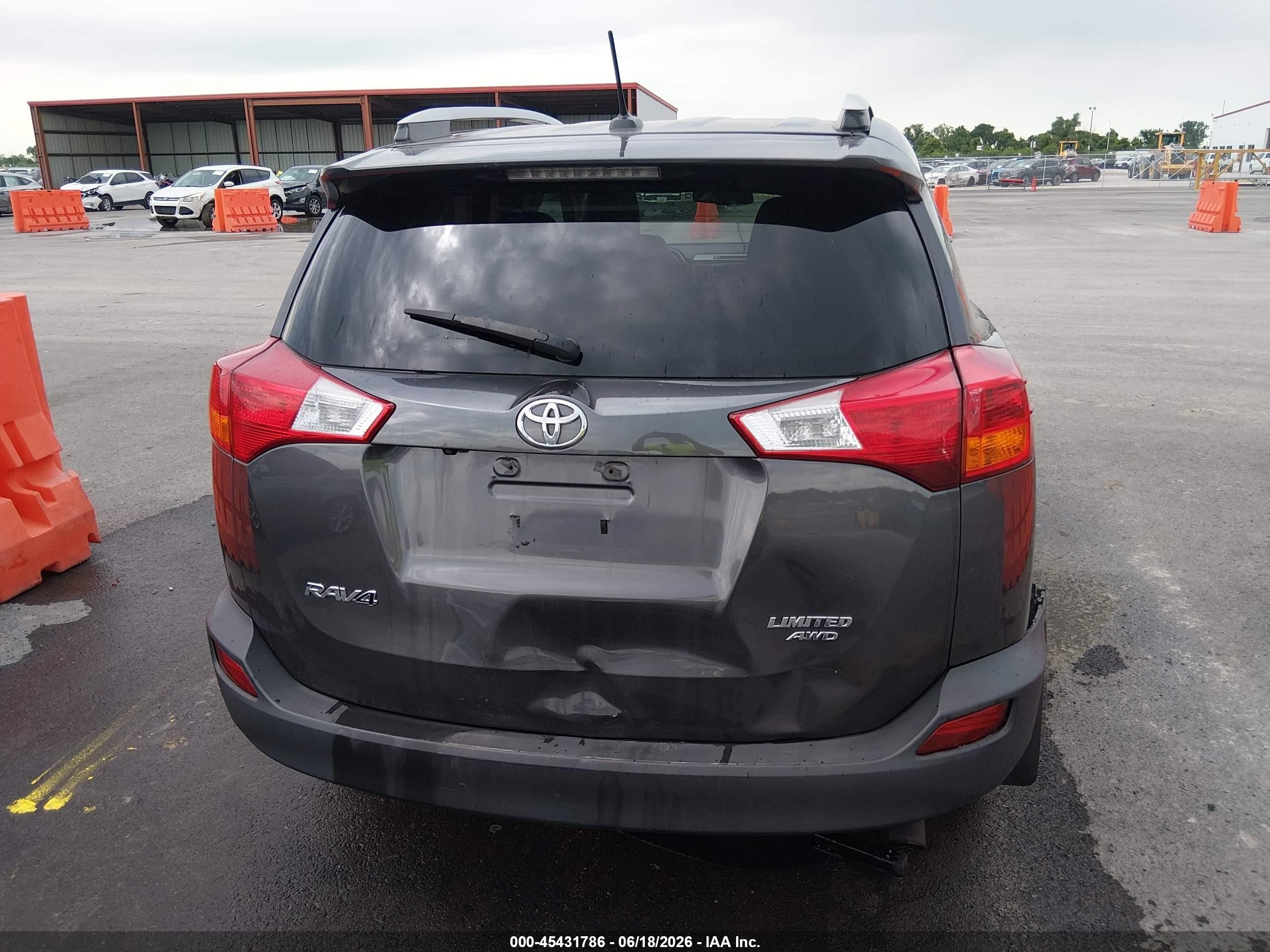 2015 Toyota Rav4 Limited Gray vin: 2T3DFREV0FW285165