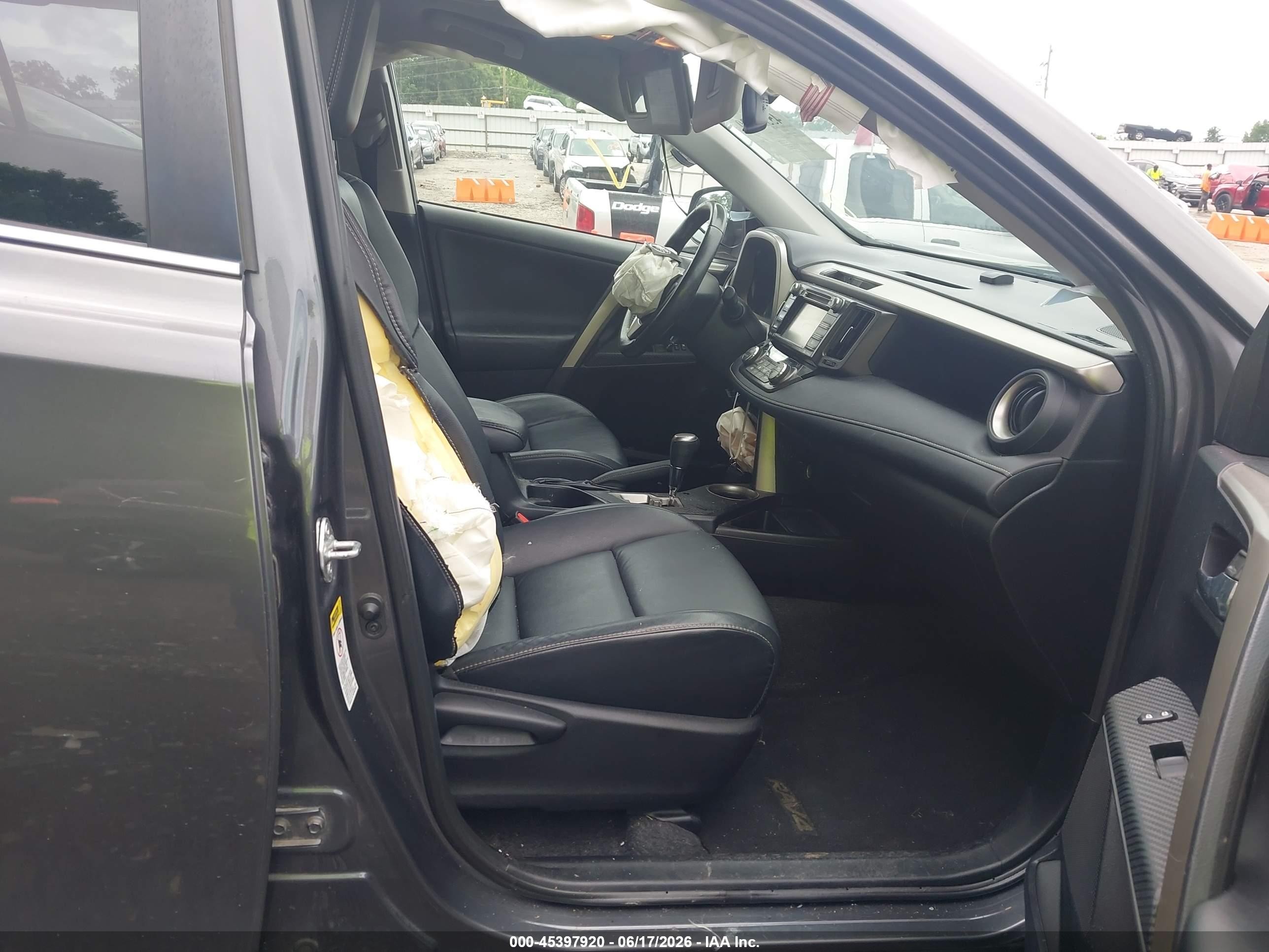2015 Toyota Rav4 Limited Gray vin: 2T3DFREV0FW285702