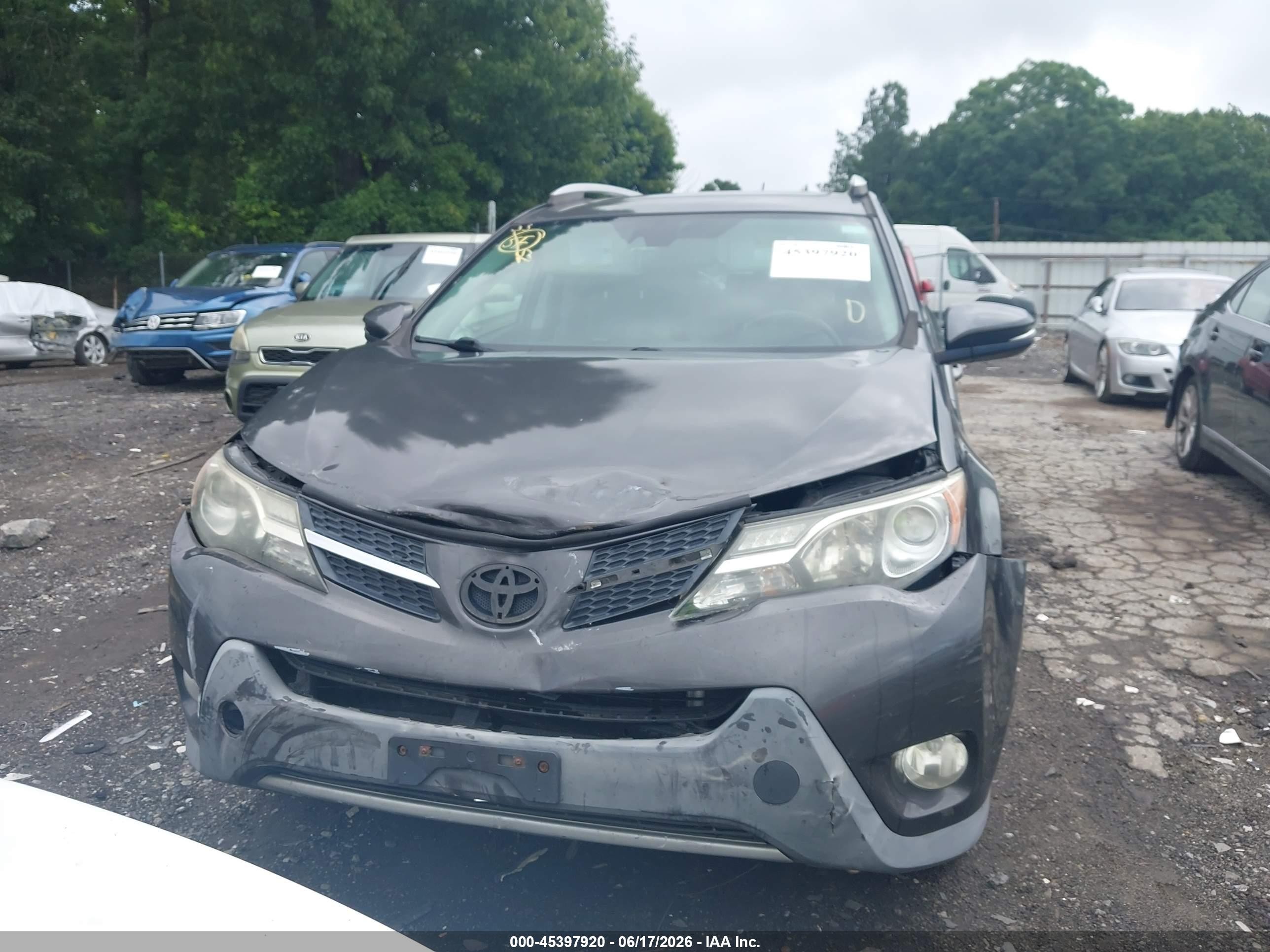2015 Toyota Rav4 Limited Gray vin: 2T3DFREV0FW285702