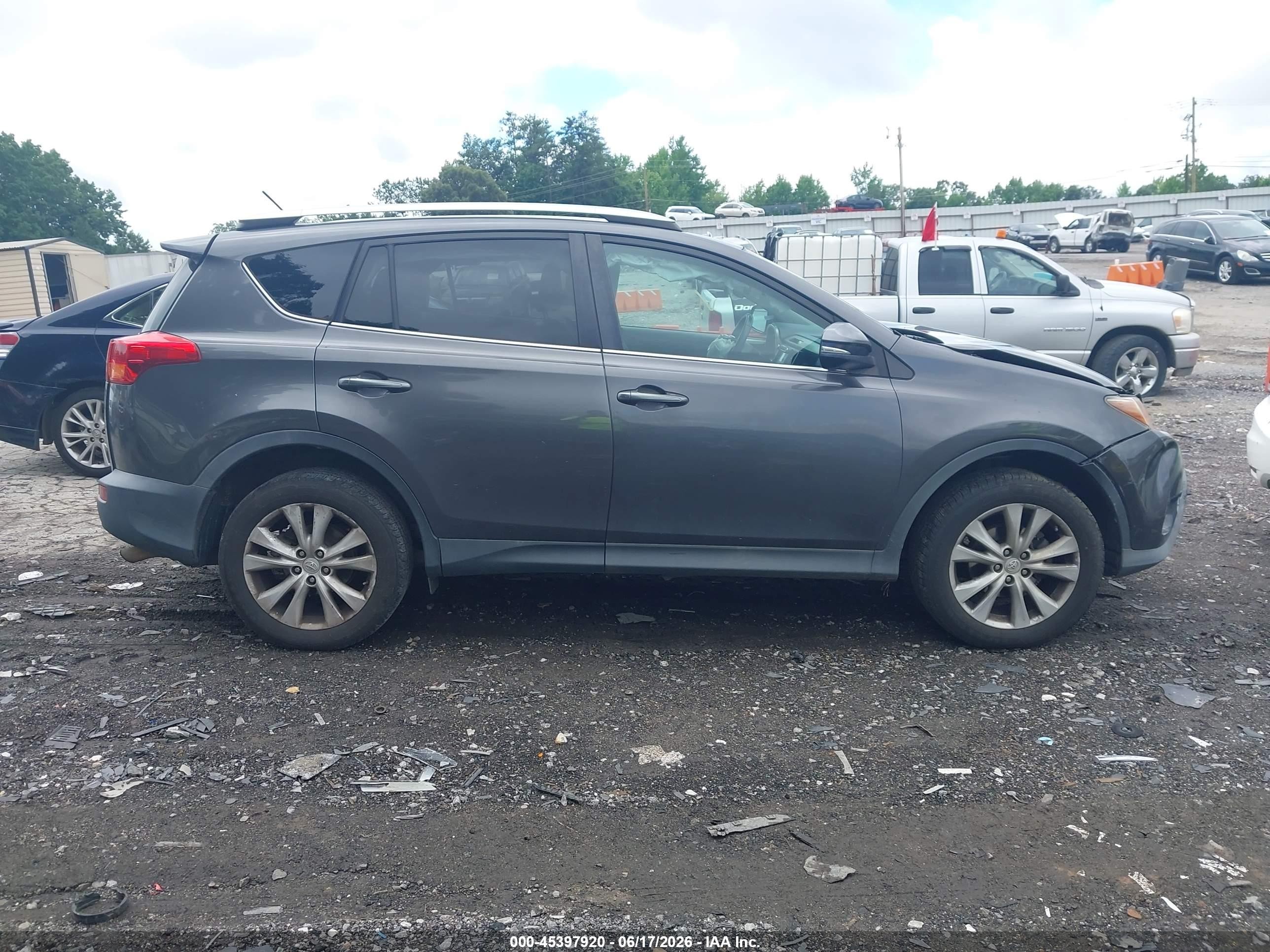 2015 Toyota Rav4 Limited Gray vin: 2T3DFREV0FW285702