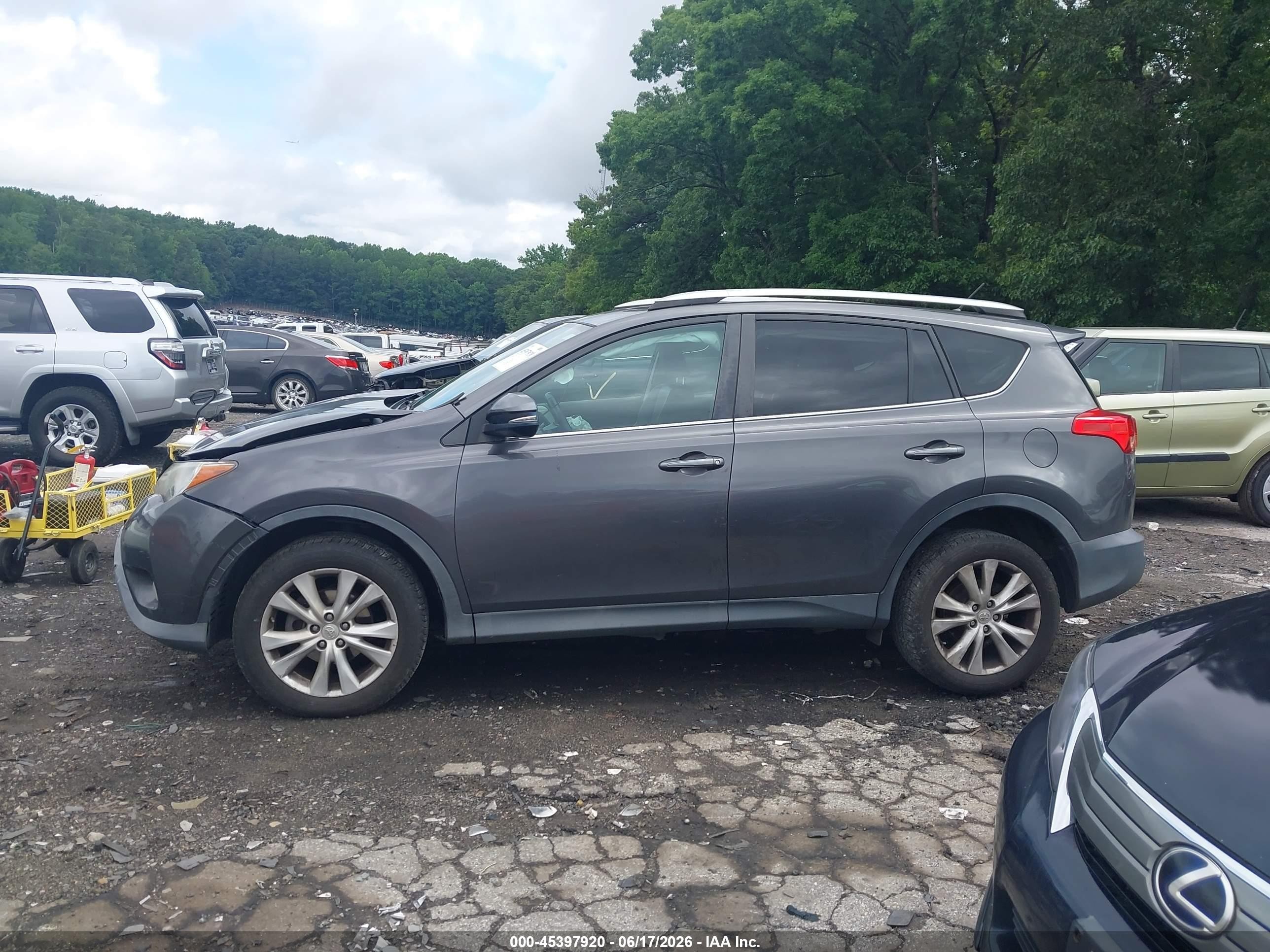 2015 Toyota Rav4 Limited Gray vin: 2T3DFREV0FW285702