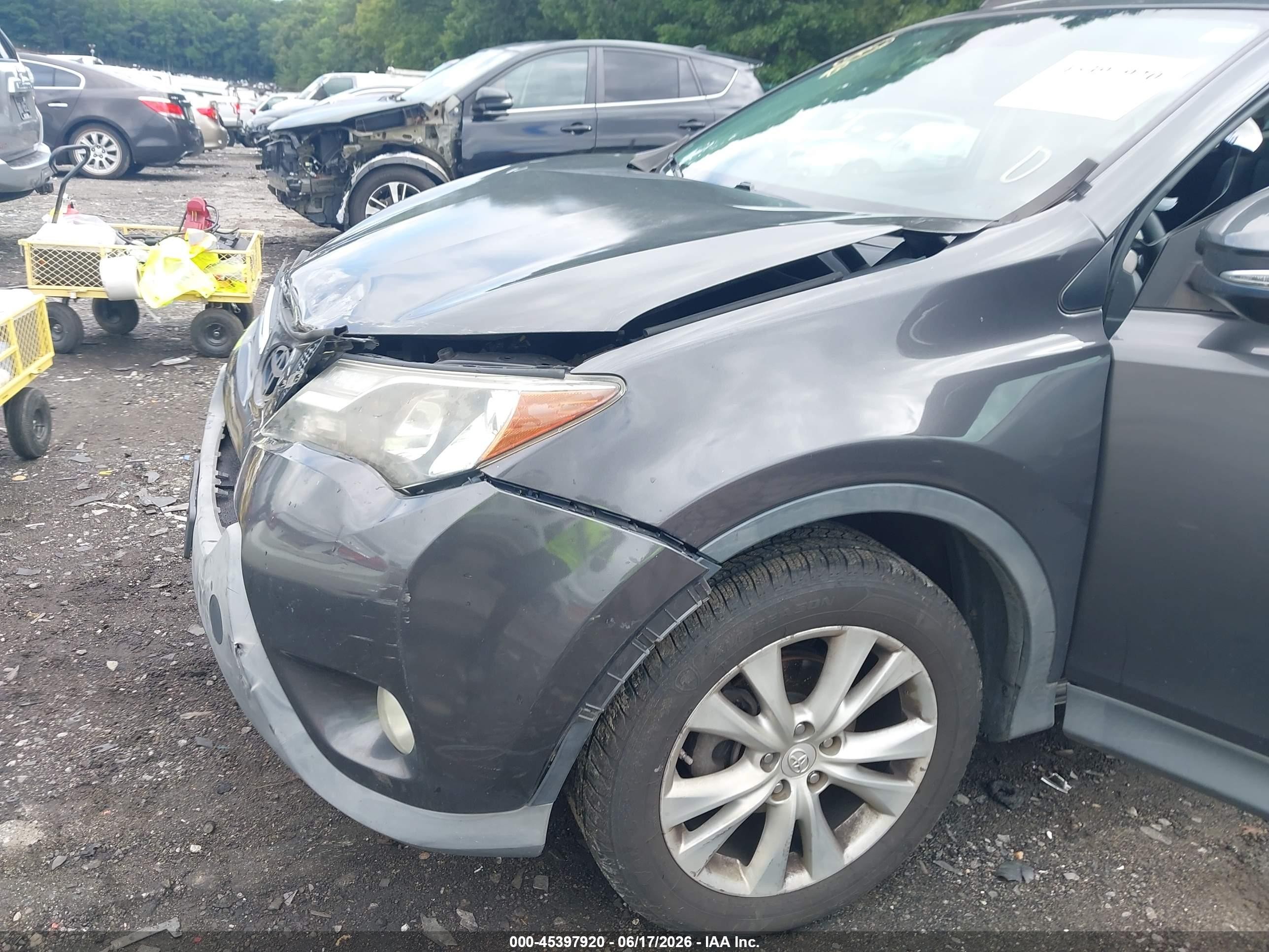 2015 Toyota Rav4 Limited Gray vin: 2T3DFREV0FW285702