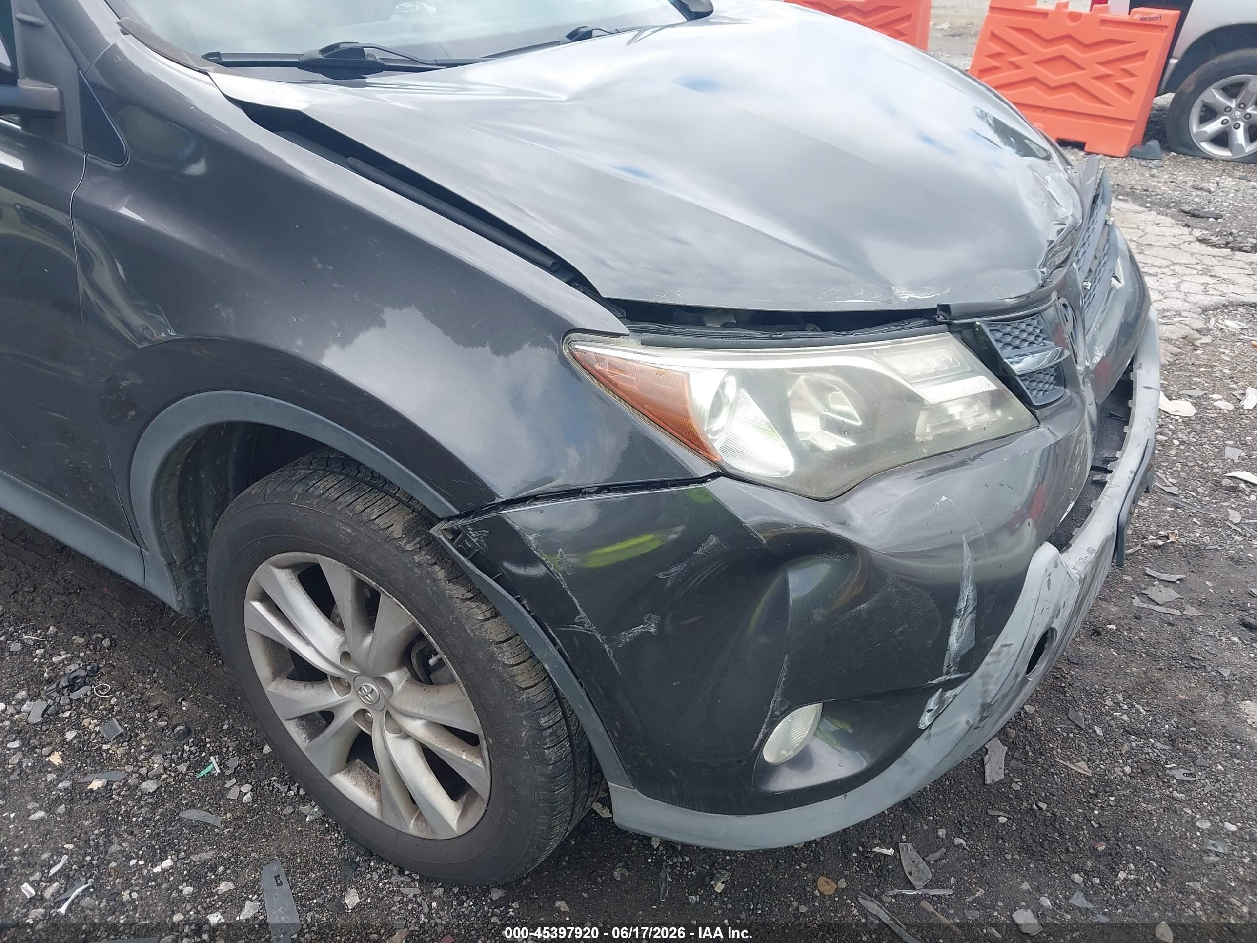 2015 Toyota Rav4 Limited Gray vin: 2T3DFREV0FW285702
