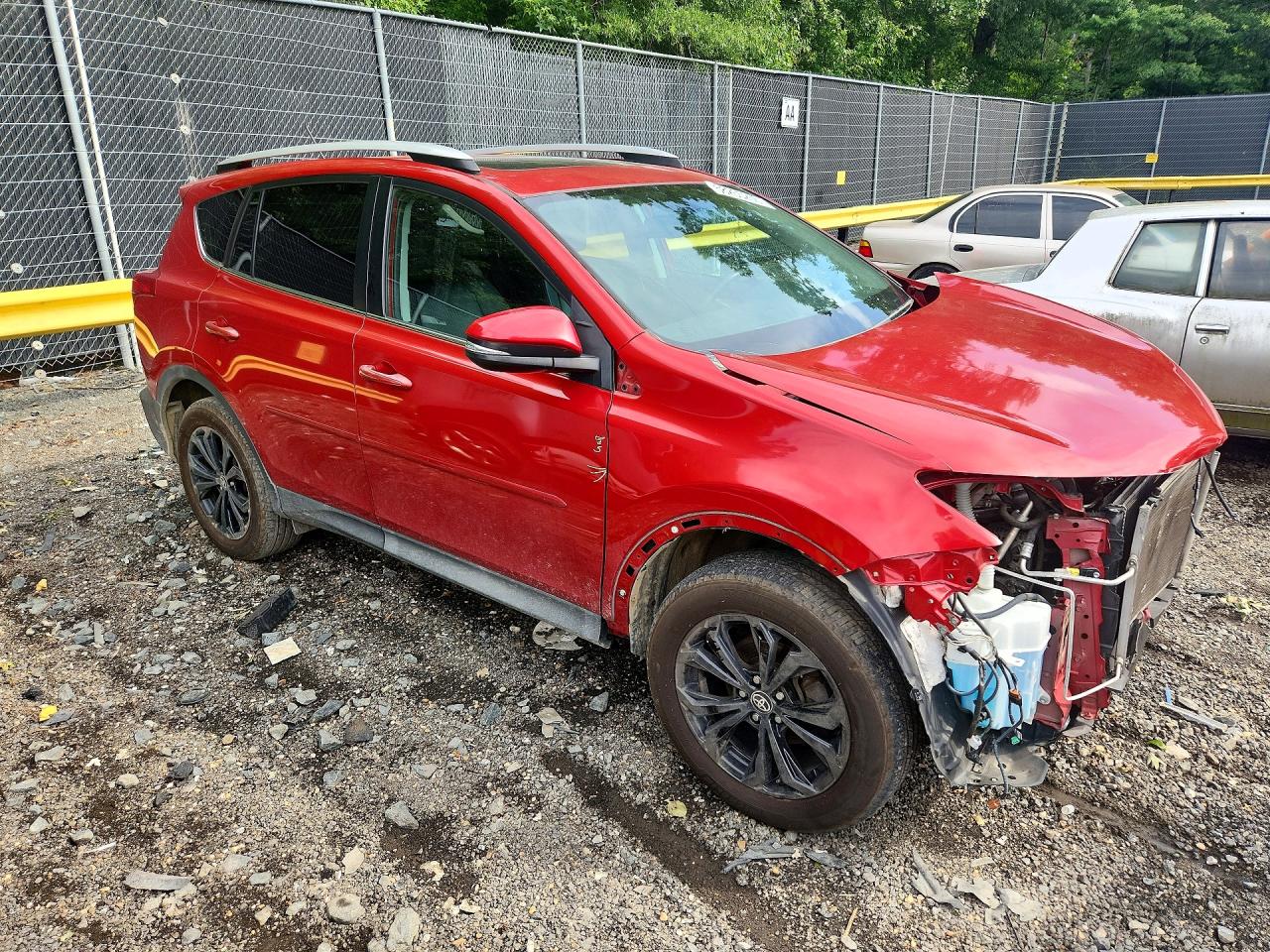 2015 Toyota Rav4 Limited Red vin: 2T3DFREV0FW300716