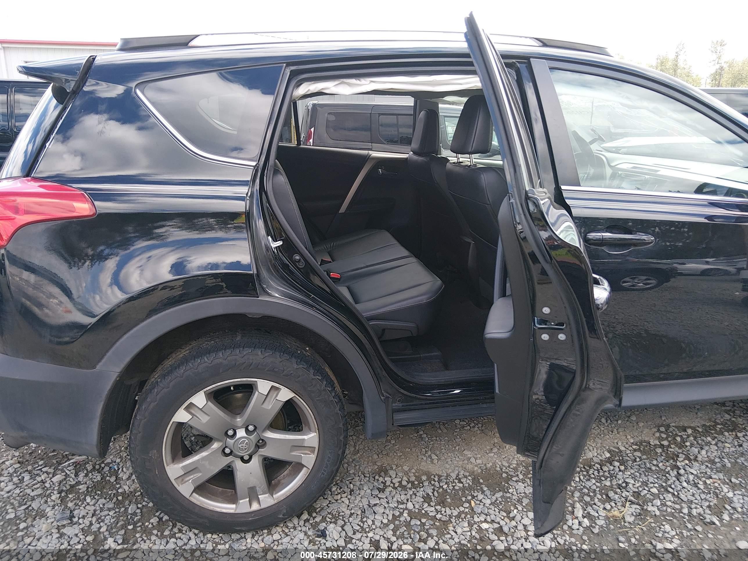 2015 Toyota Rav4 Limited Black vin: 2T3DFREV0FW303129
