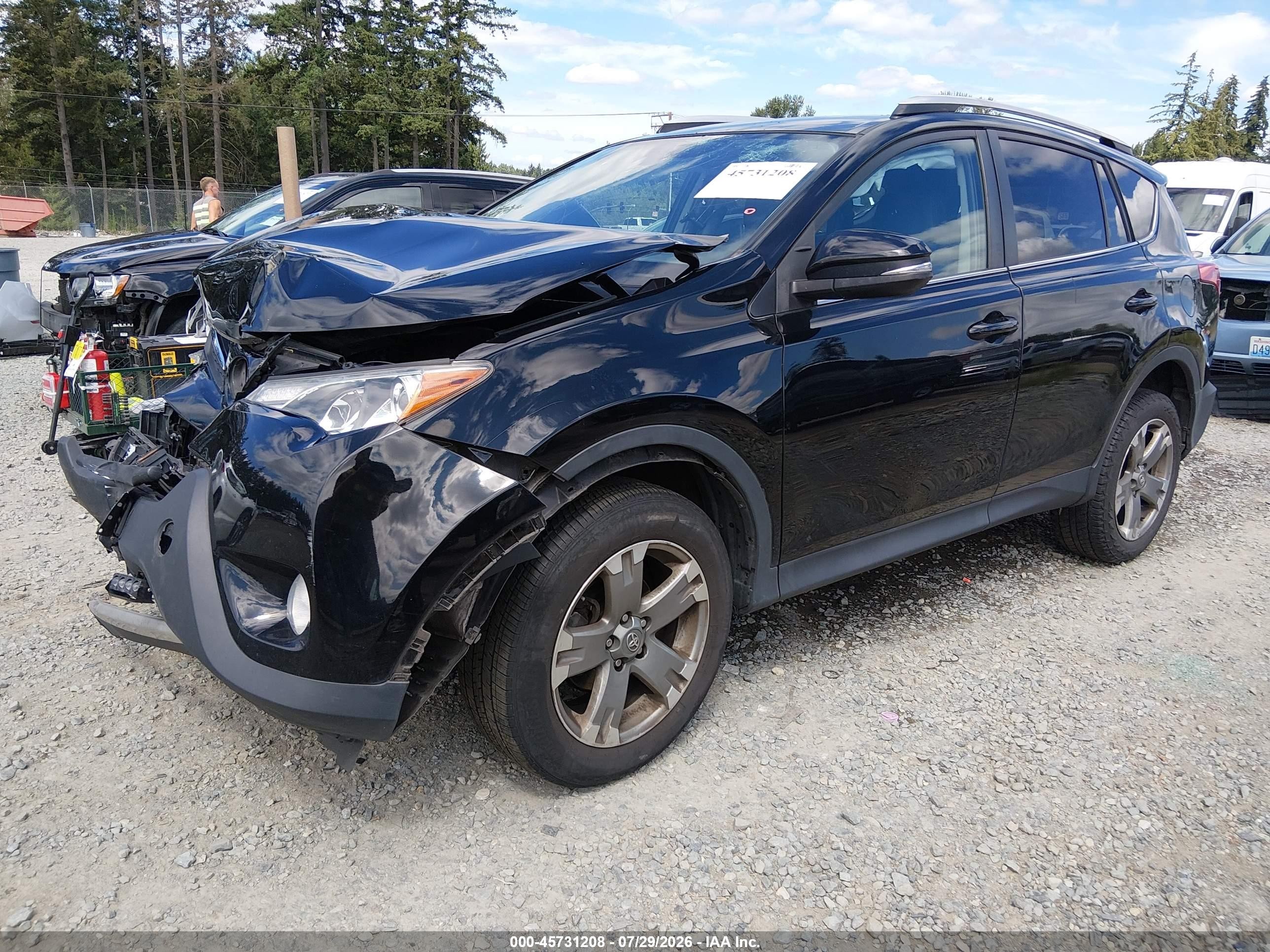 2015 Toyota Rav4 Limited Black vin: 2T3DFREV0FW303129