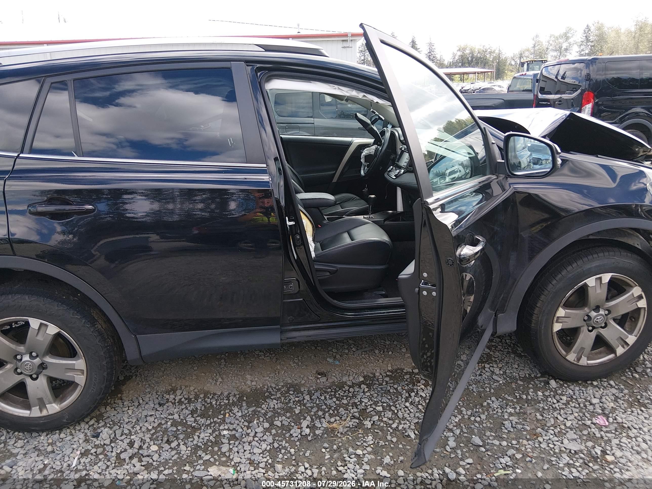 2015 Toyota Rav4 Limited Black vin: 2T3DFREV0FW303129