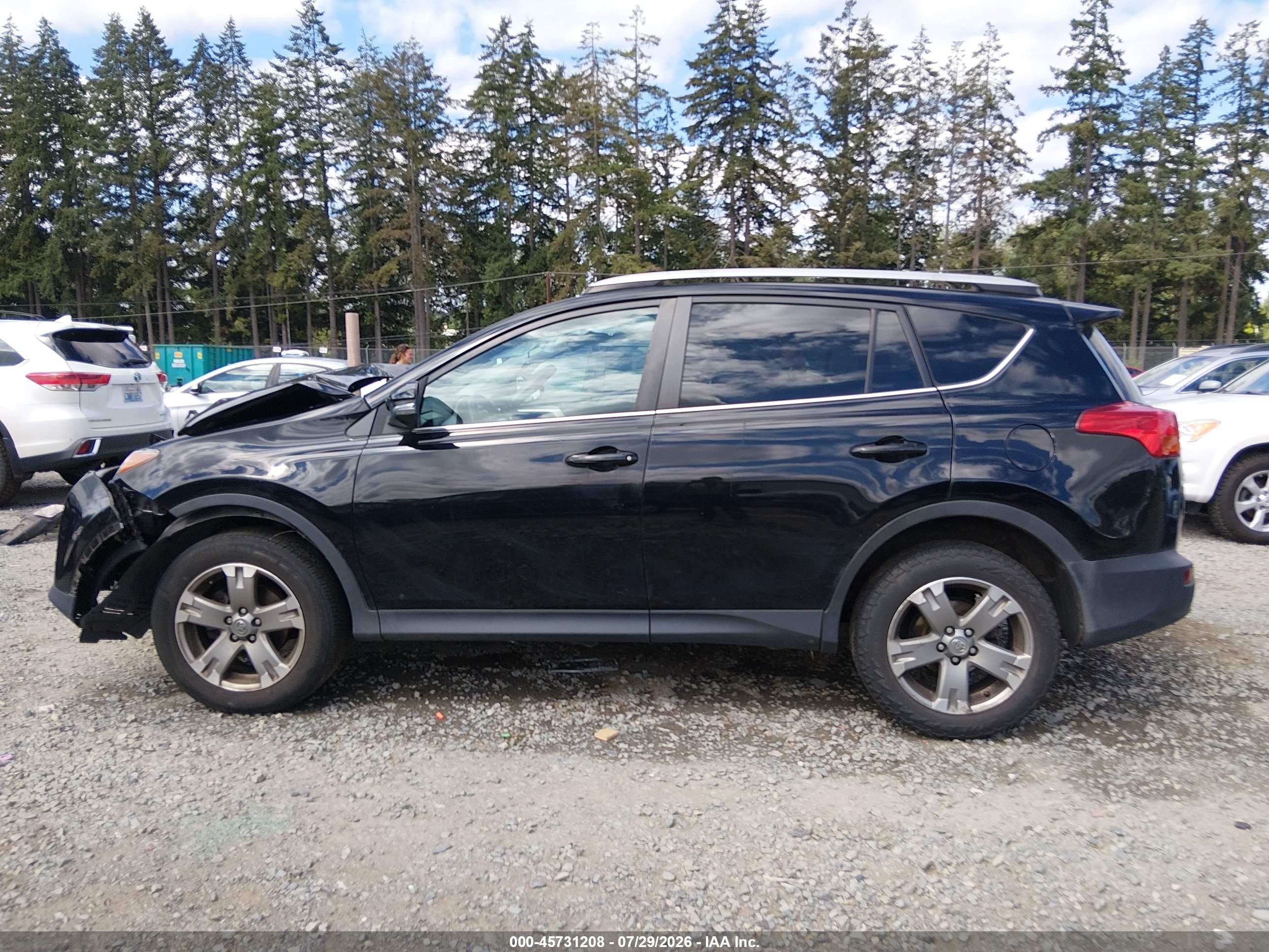 2015 Toyota Rav4 Limited Black vin: 2T3DFREV0FW303129