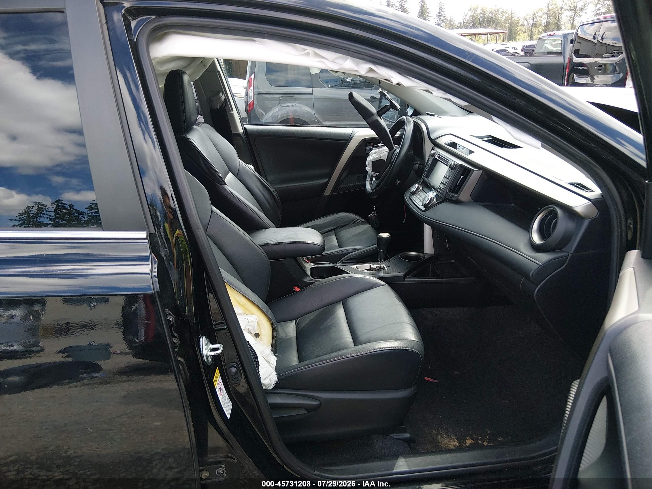 2015 Toyota Rav4 Limited Black vin: 2T3DFREV0FW303129
