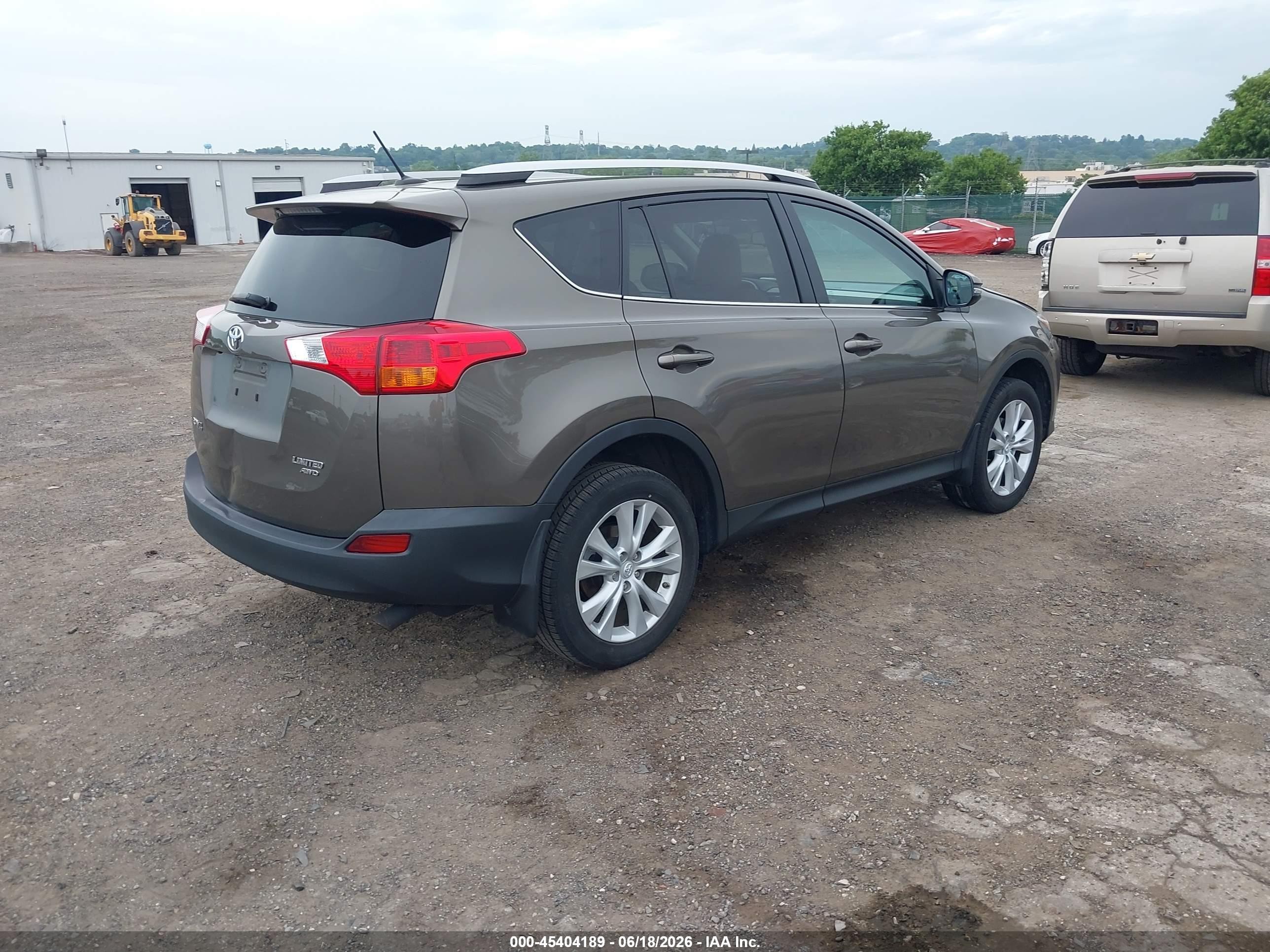 2015 Toyota Rav4 Limited Brown vin: 2T3DFREV0FW303826