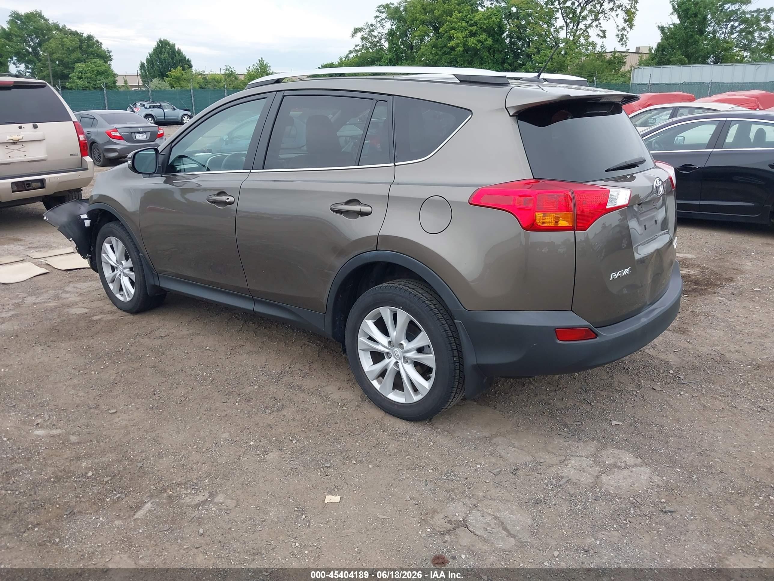 2015 Toyota Rav4 Limited Brown vin: 2T3DFREV0FW303826