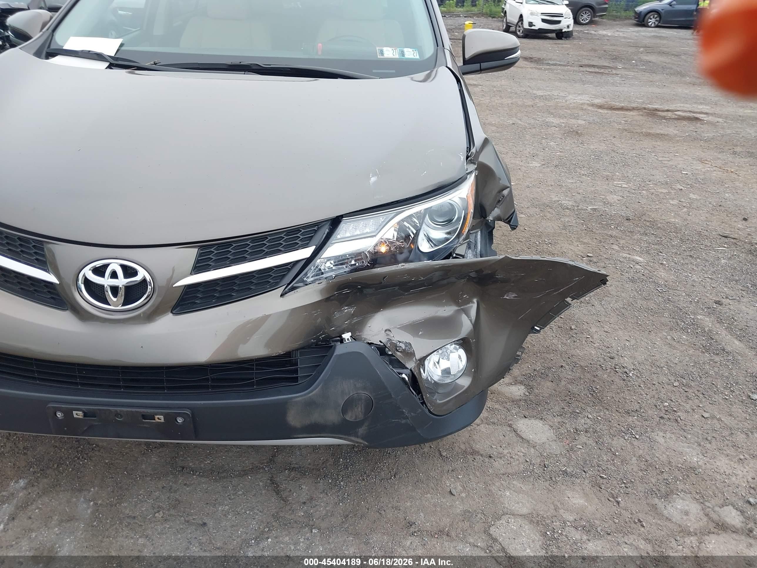 2015 Toyota Rav4 Limited Brown vin: 2T3DFREV0FW303826