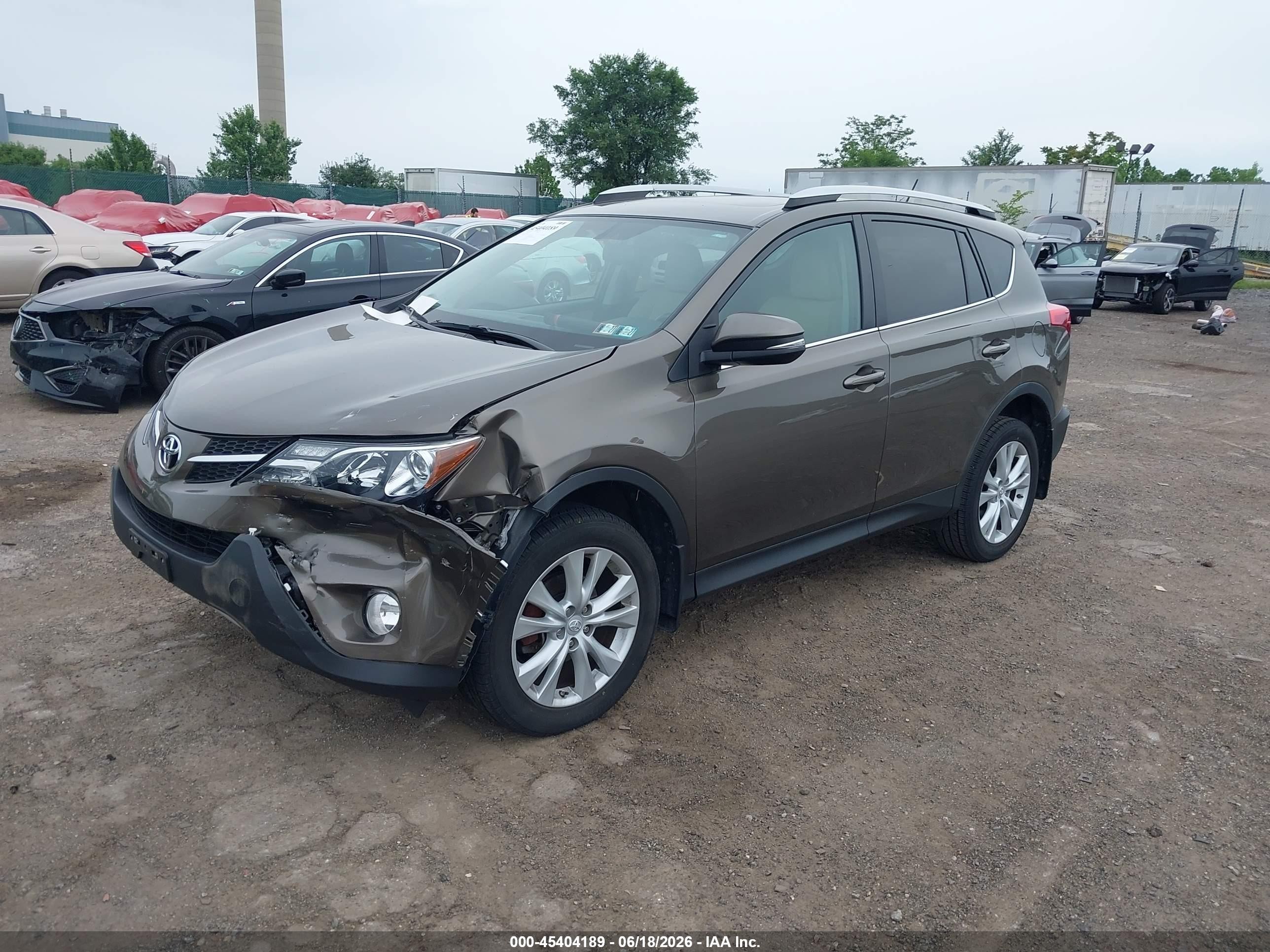 2015 Toyota Rav4 Limited Brown vin: 2T3DFREV0FW303826