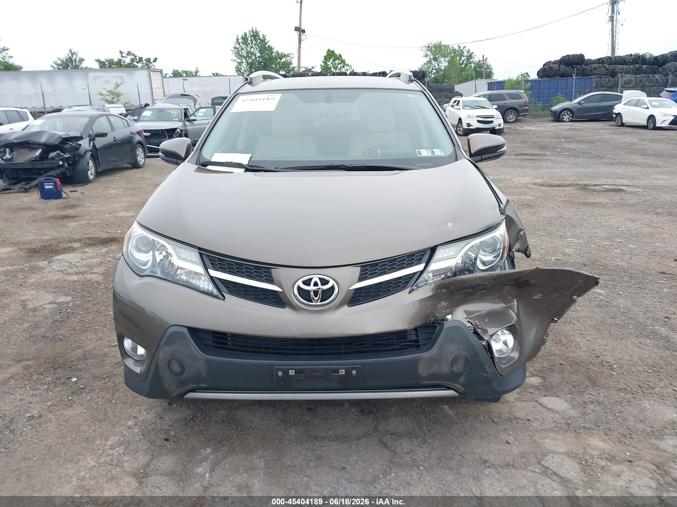 2015 Toyota Rav4 Limited Brown vin: 2T3DFREV0FW303826