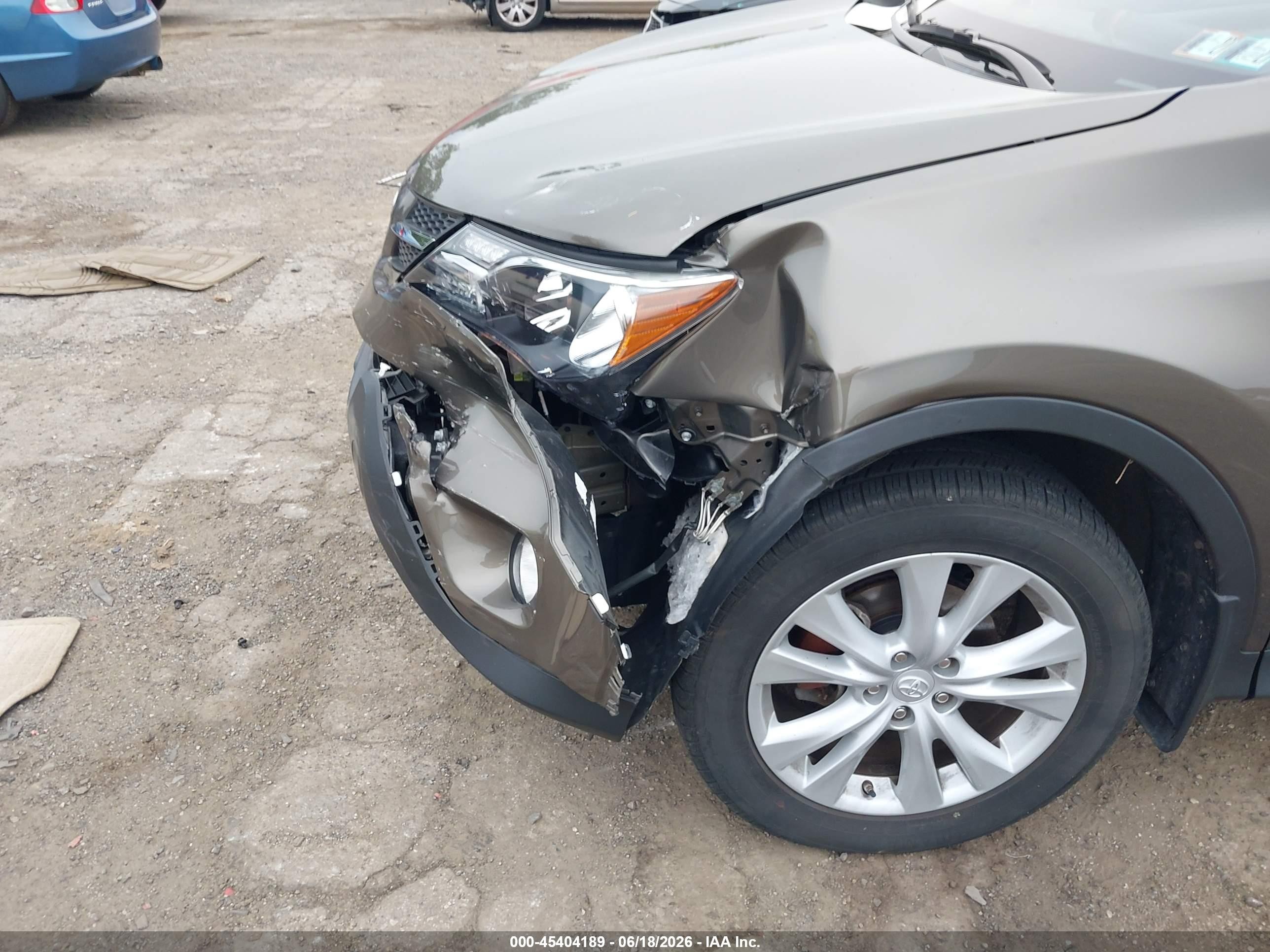 2015 Toyota Rav4 Limited Brown vin: 2T3DFREV0FW303826