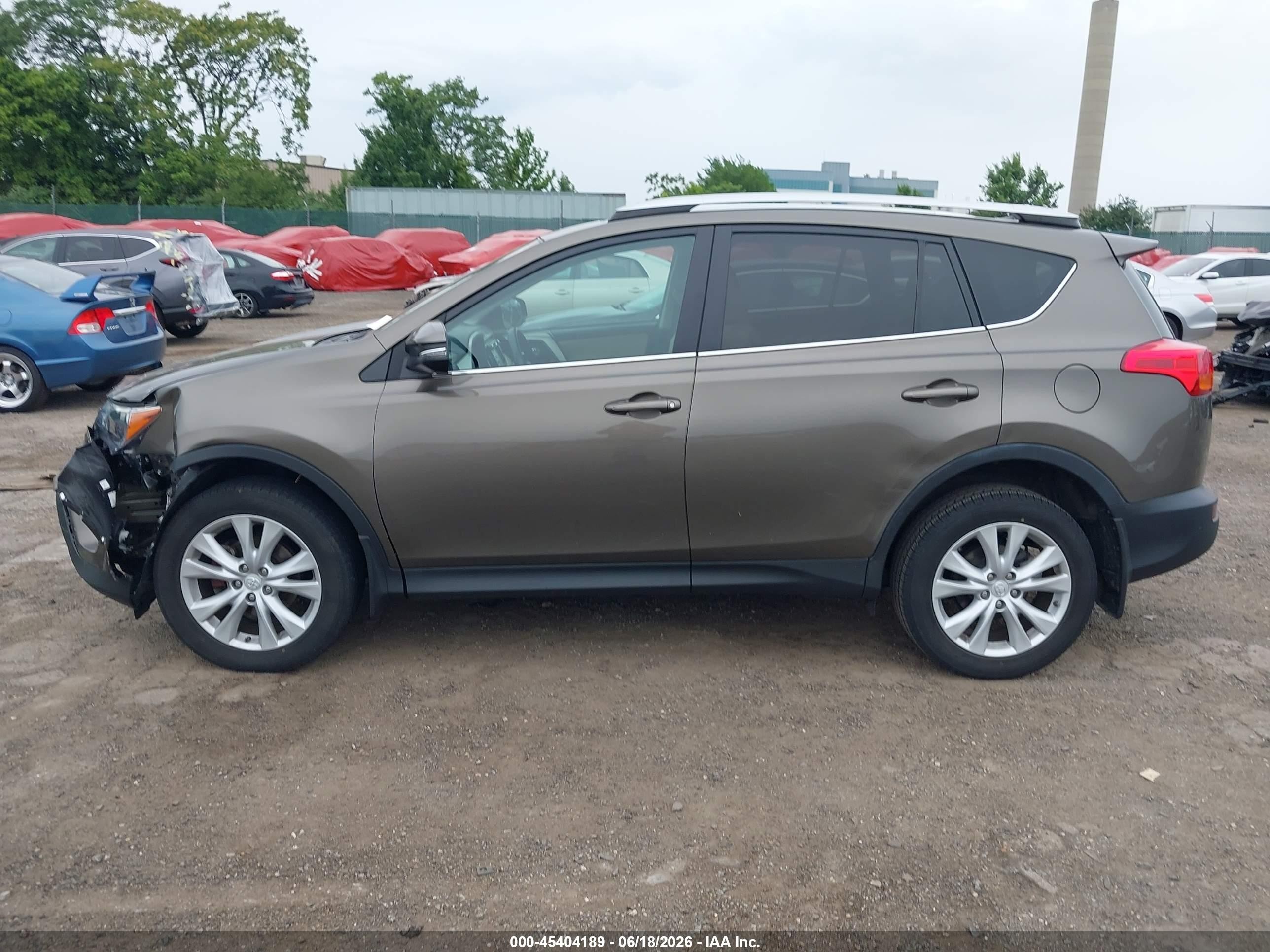 2015 Toyota Rav4 Limited Brown vin: 2T3DFREV0FW303826