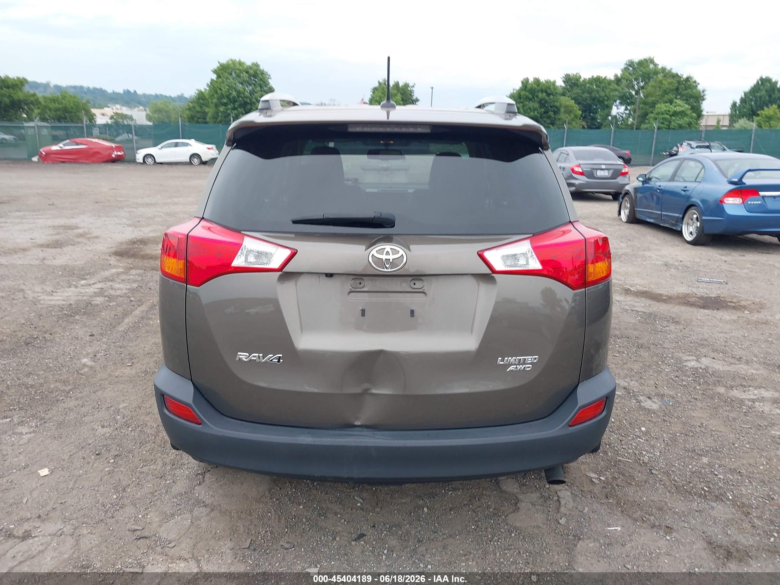 2015 Toyota Rav4 Limited Brown vin: 2T3DFREV0FW303826