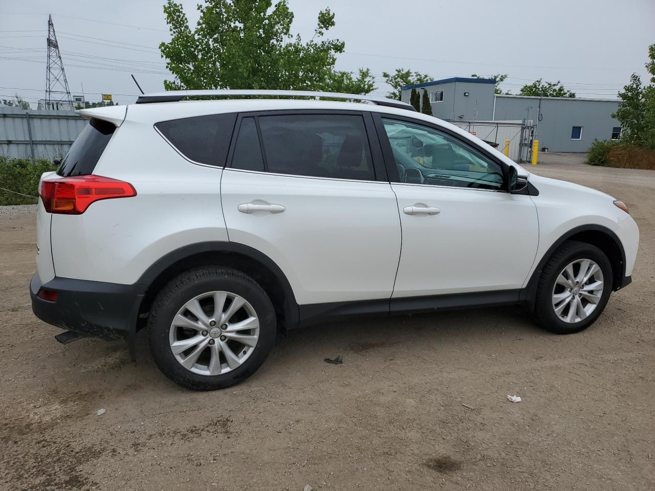 2015 Toyota Rav4 Limited White vin: 2T3DFREV0FW336034