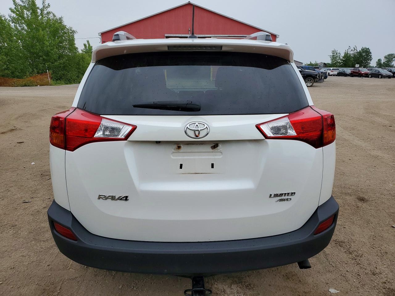 2015 Toyota Rav4 Limited White vin: 2T3DFREV0FW336034