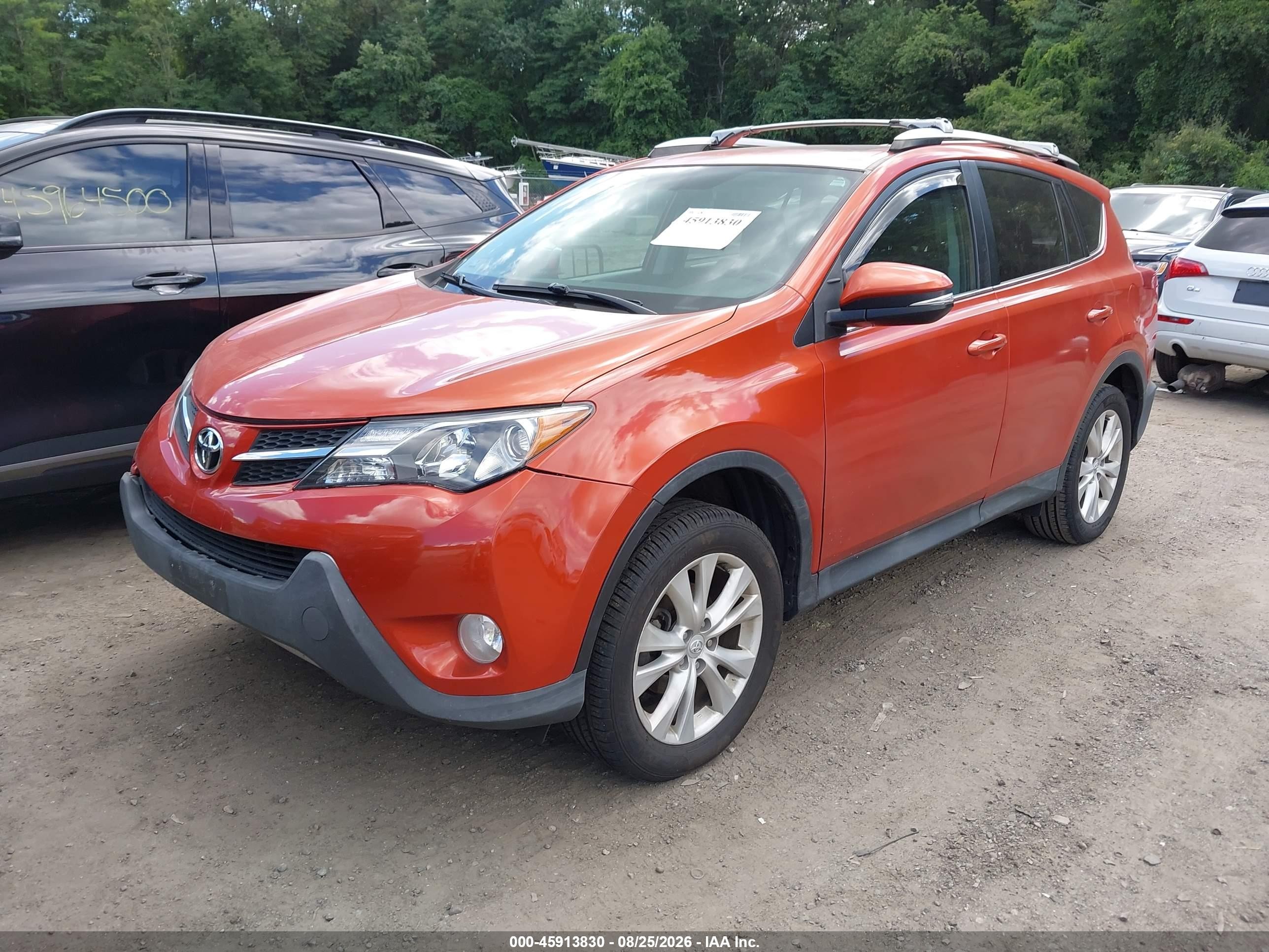 2015 Toyota Rav4 Limited Orange vin: 2T3DFREV0FW349351