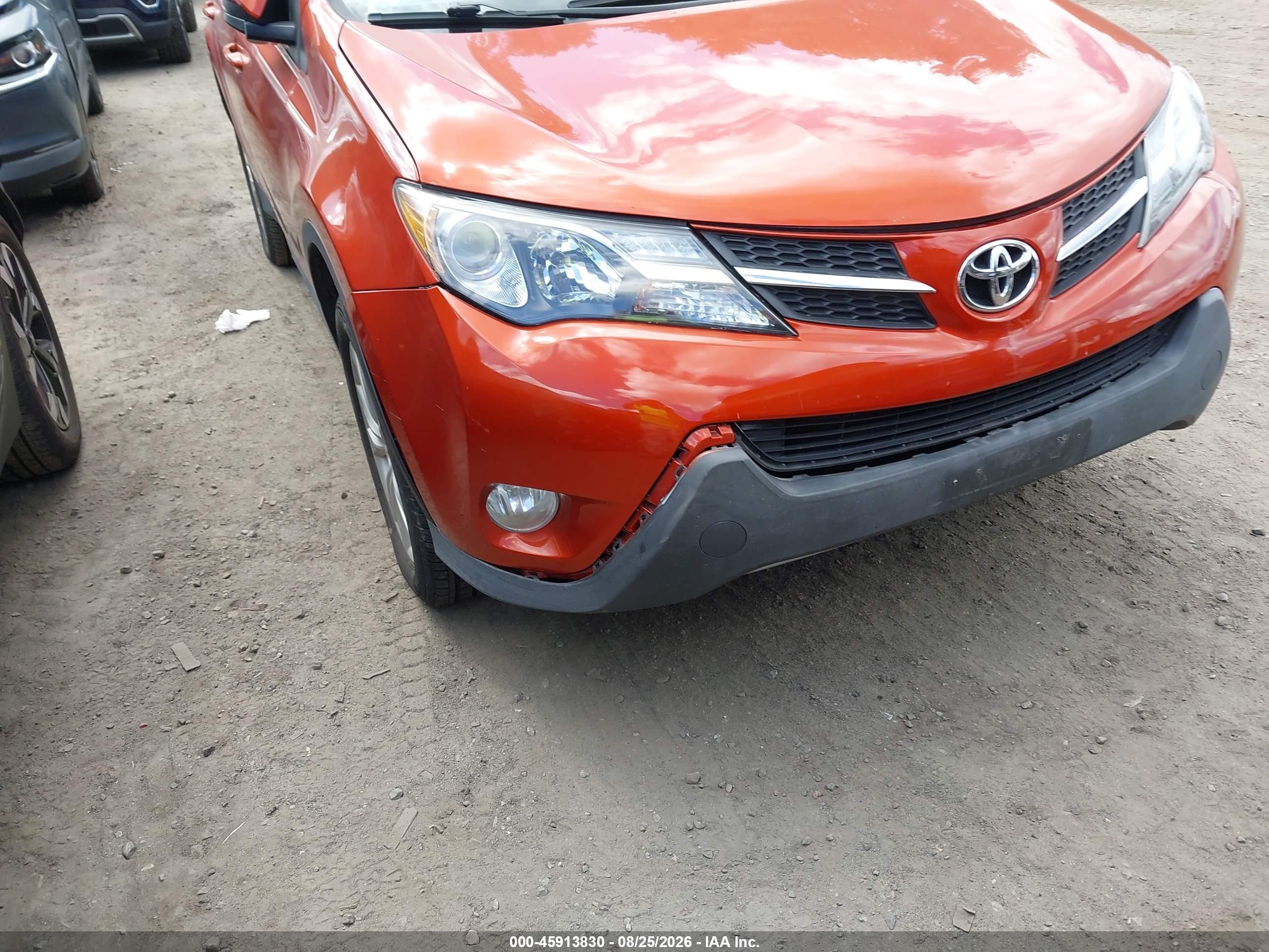 2015 Toyota Rav4 Limited Orange vin: 2T3DFREV0FW349351