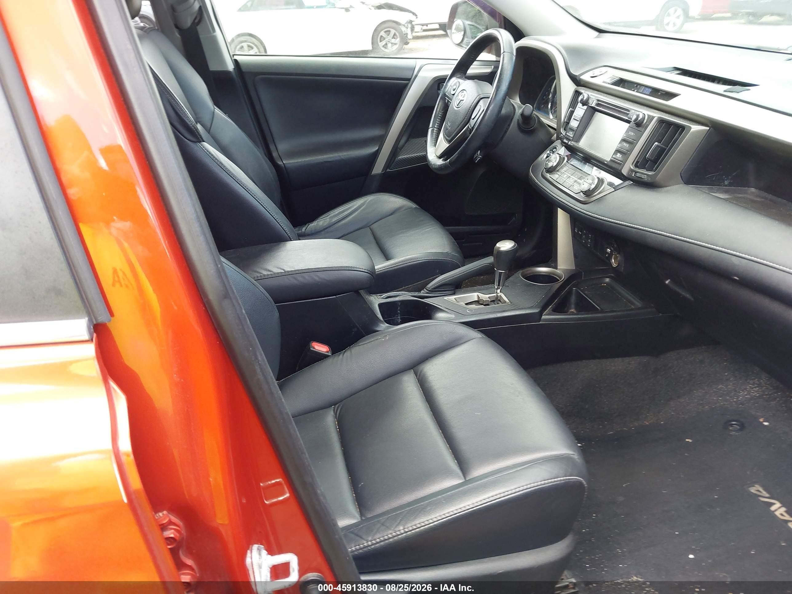2015 Toyota Rav4 Limited Orange vin: 2T3DFREV0FW349351