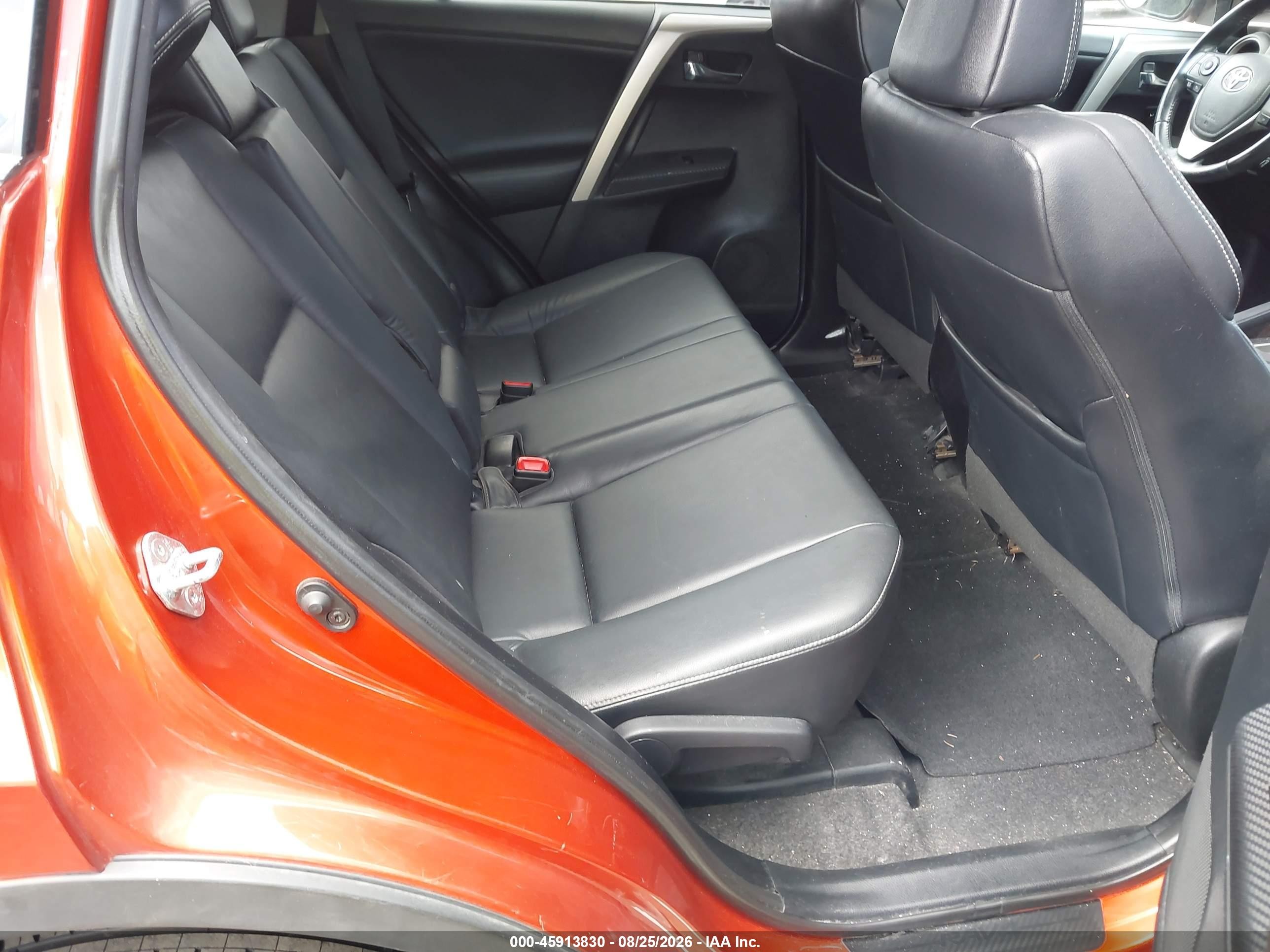 2015 Toyota Rav4 Limited Orange vin: 2T3DFREV0FW349351