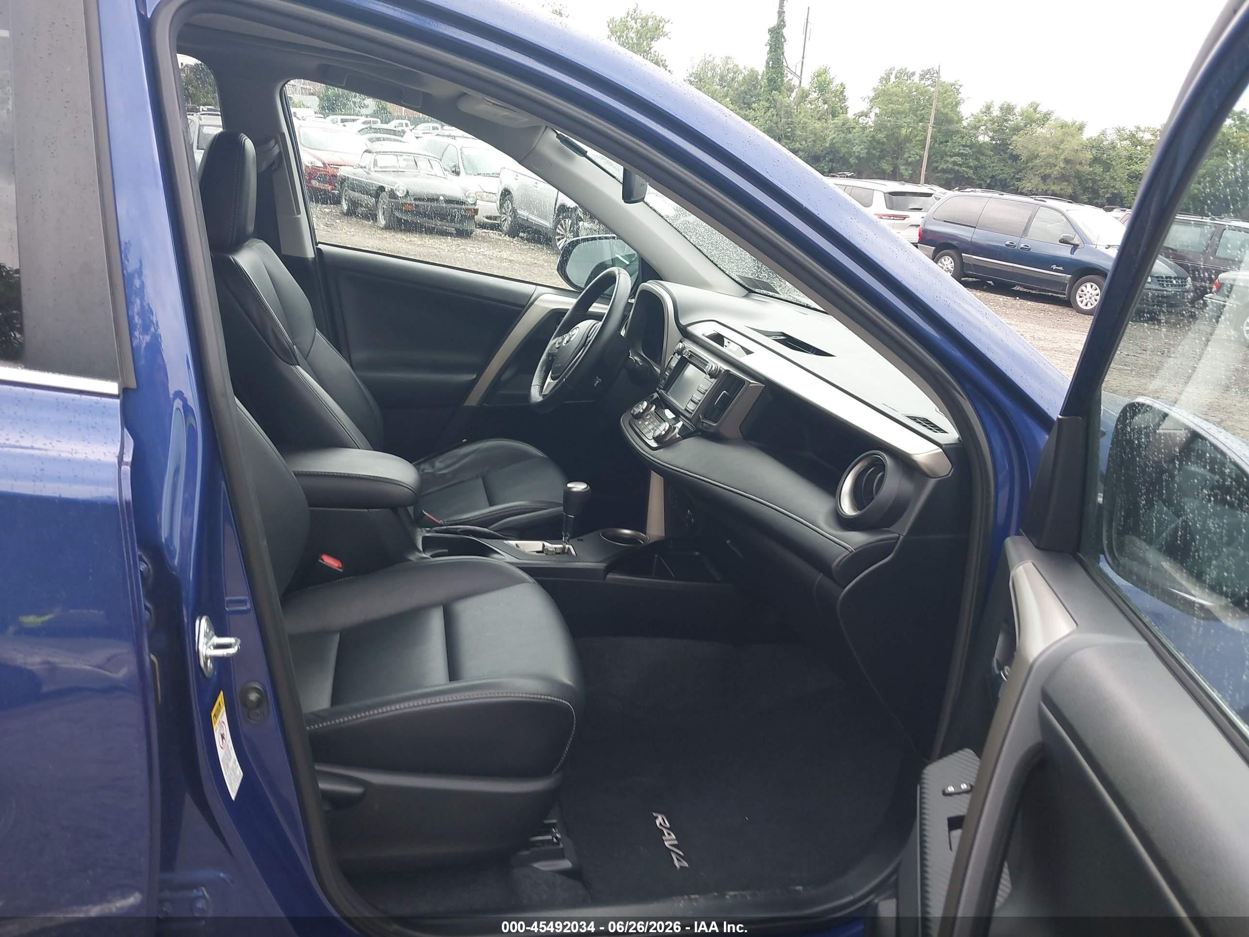 2015 Toyota Rav4 Limited Blue vin: 2T3DFREV0FW356784