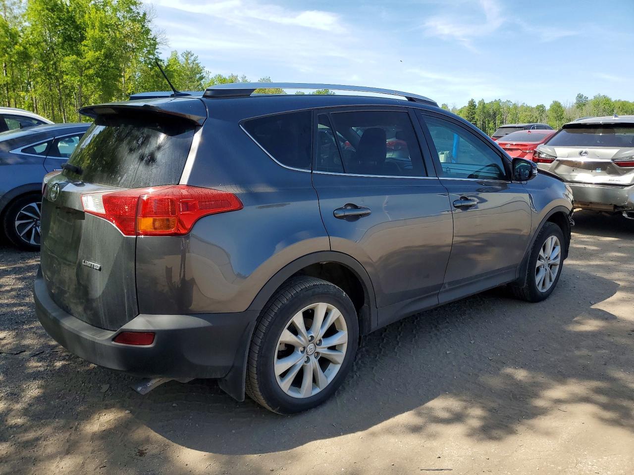 2015 Toyota Rav4 Limited Gray vin: 2T3DFREV0FW382737