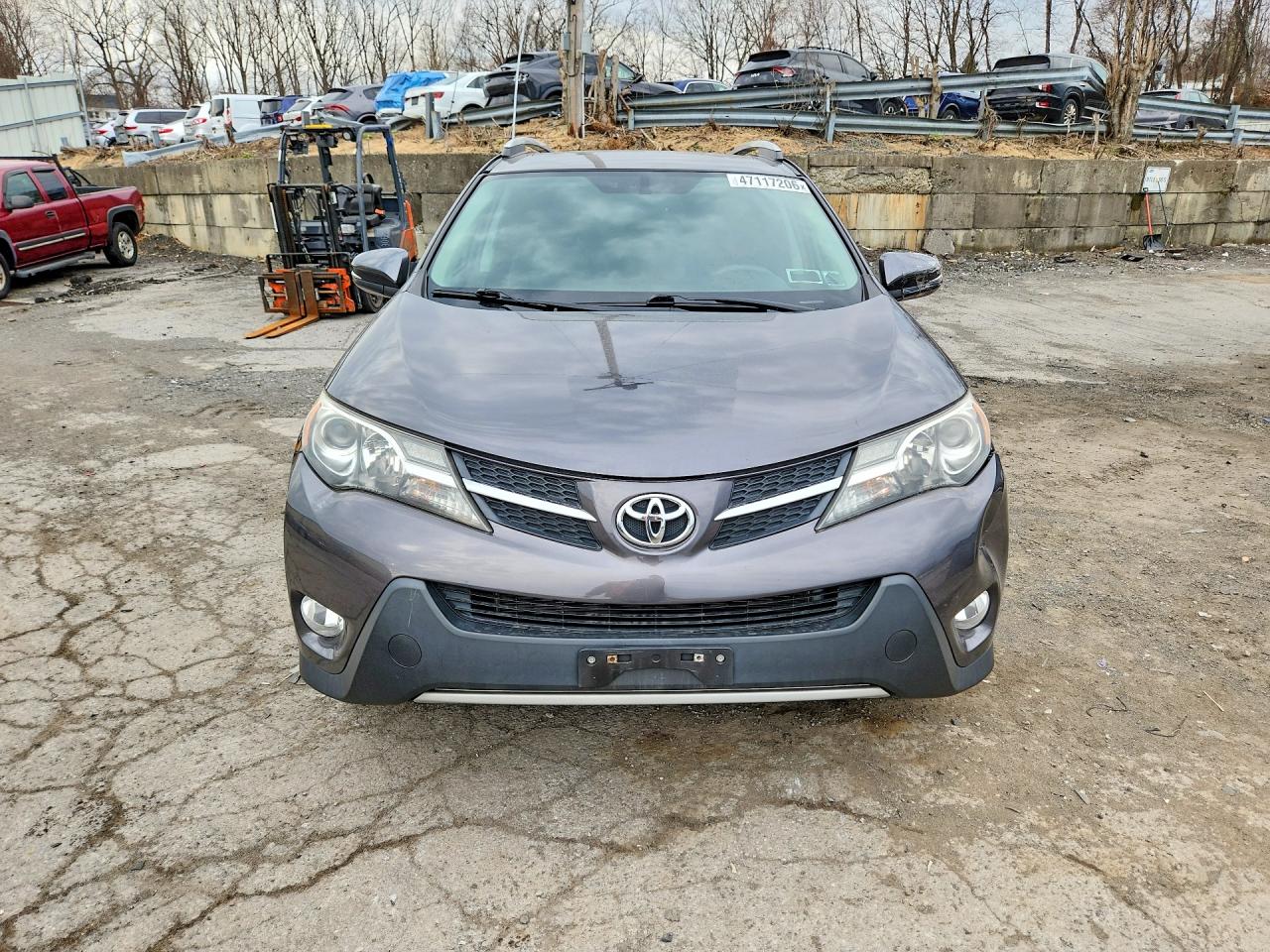 2015 Toyota Rav4 Limited Серый vin: 2T3DFREV0FW408477