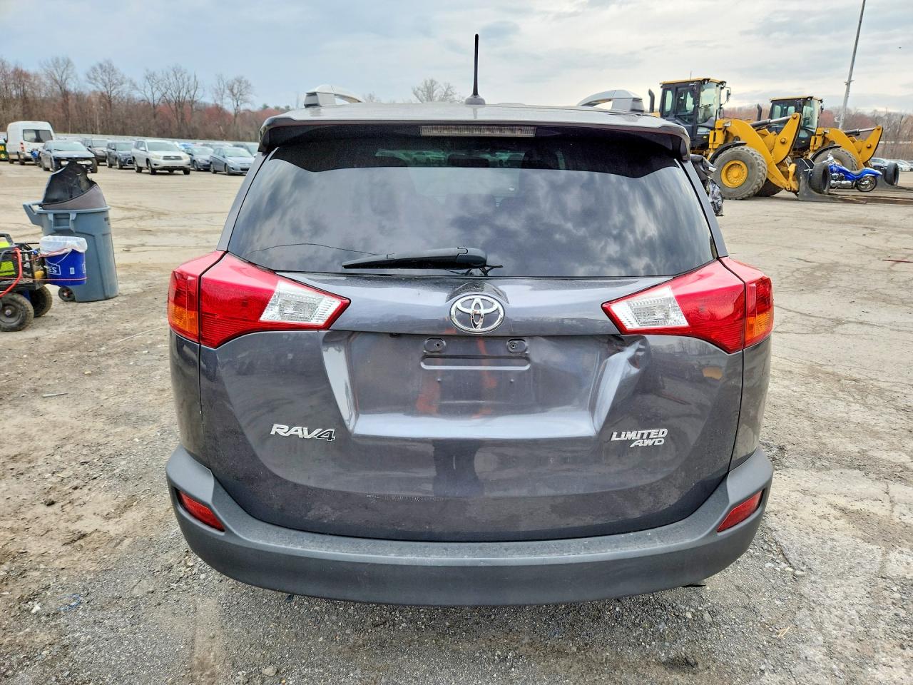 2015 Toyota Rav4 Limited Серый vin: 2T3DFREV0FW408477