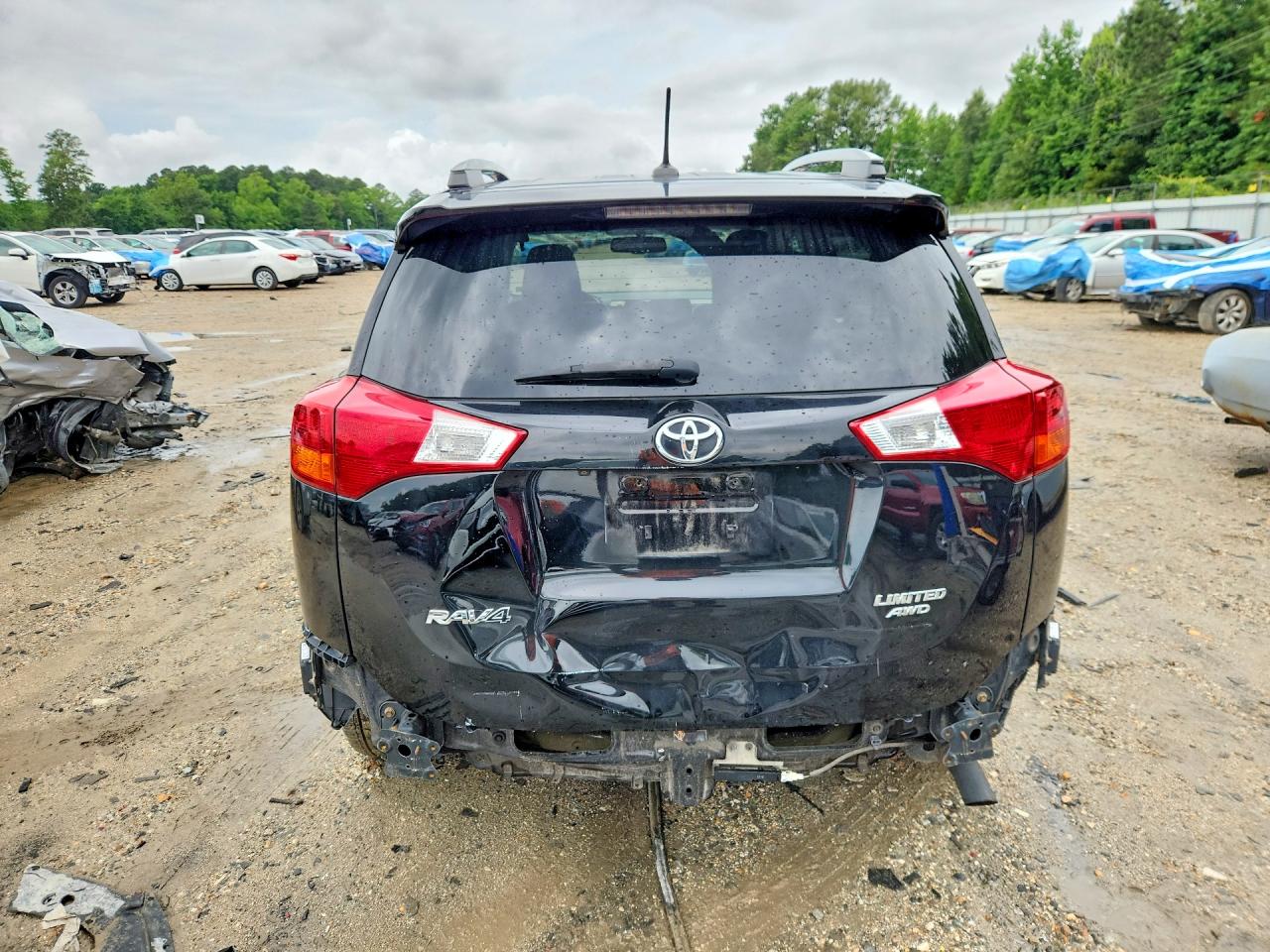 2013 Toyota Rav4 Limited Black vin: 2T3DFREV1DW001099