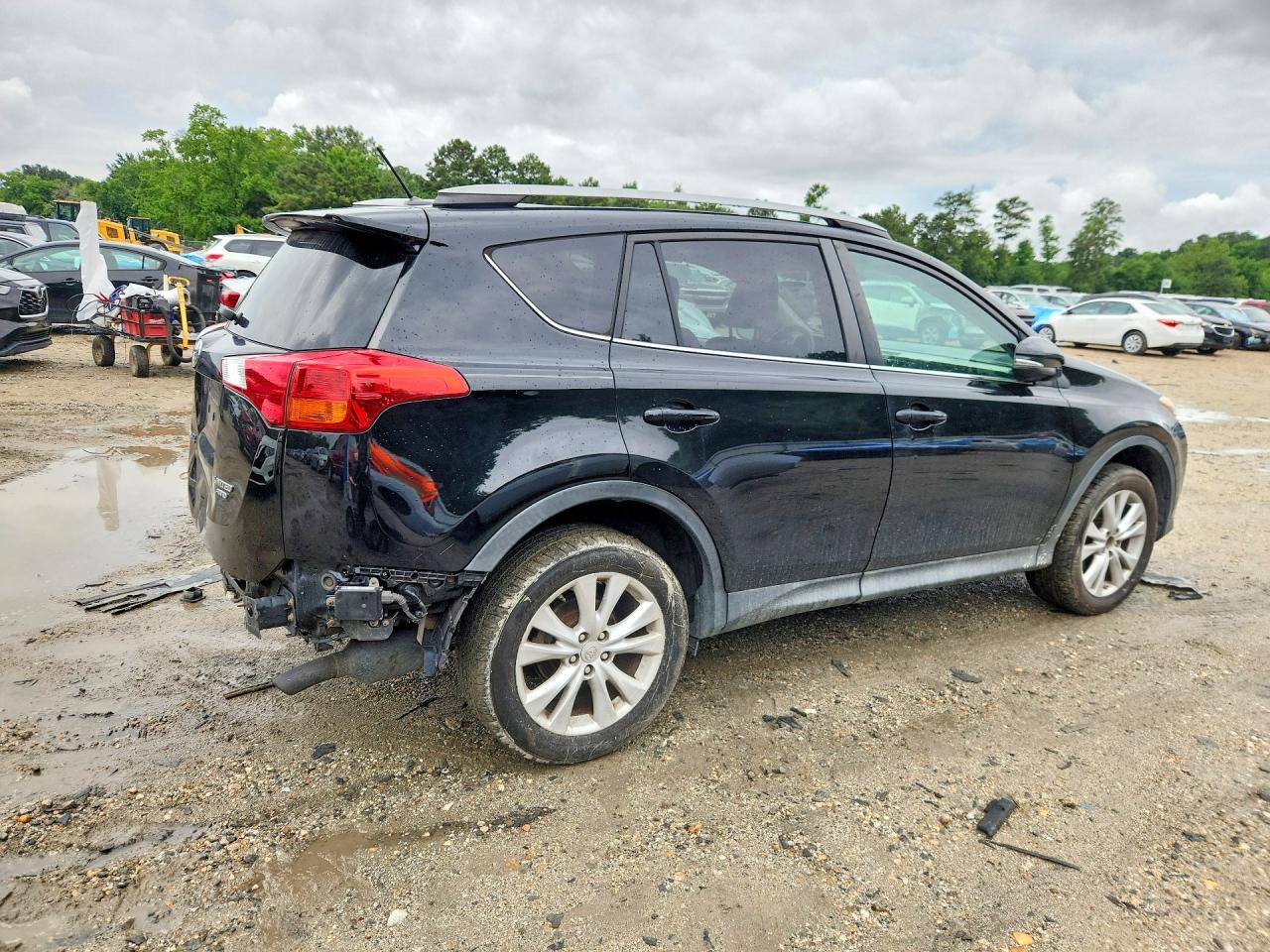 2013 Toyota Rav4 Limited Black vin: 2T3DFREV1DW001099